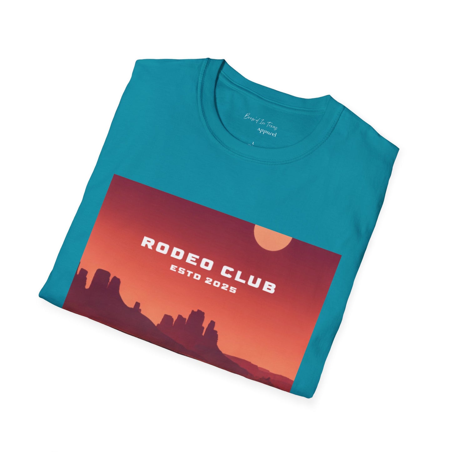 Rodeo Club Unisex Softstyle Vintage Sunset T-Shirt
