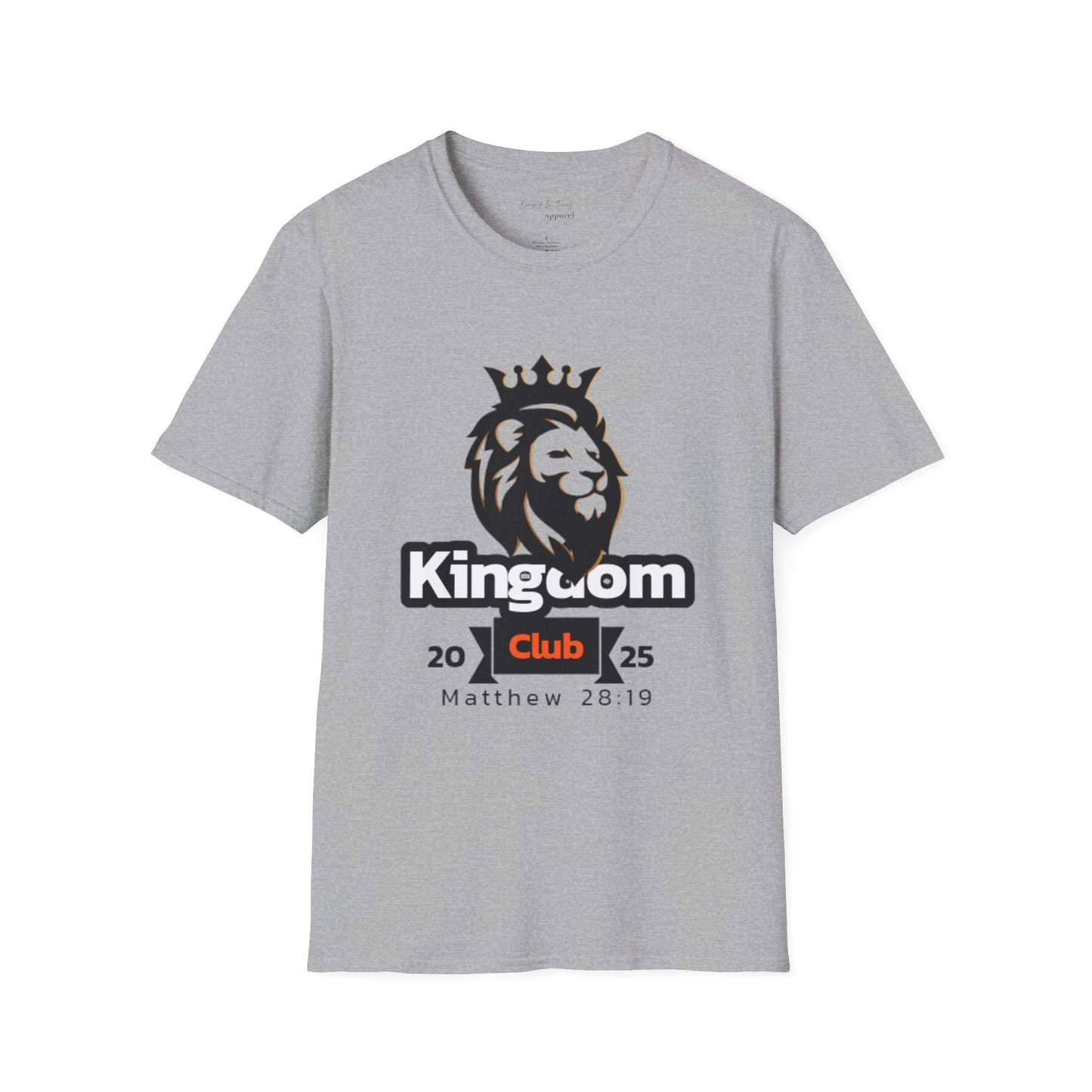 Kingdom Club Unisex Softstyle T-Shirt with Lion Design