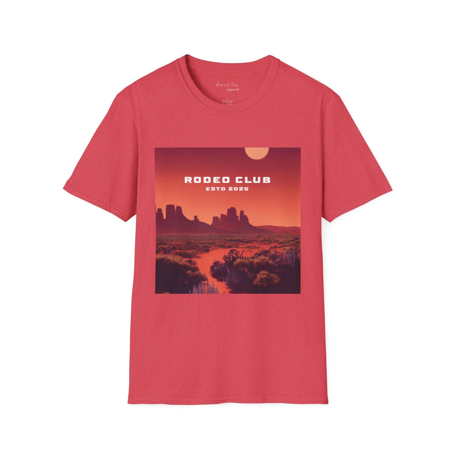 Rodeo Club Unisex Softstyle Vintage Sunset T-Shirt