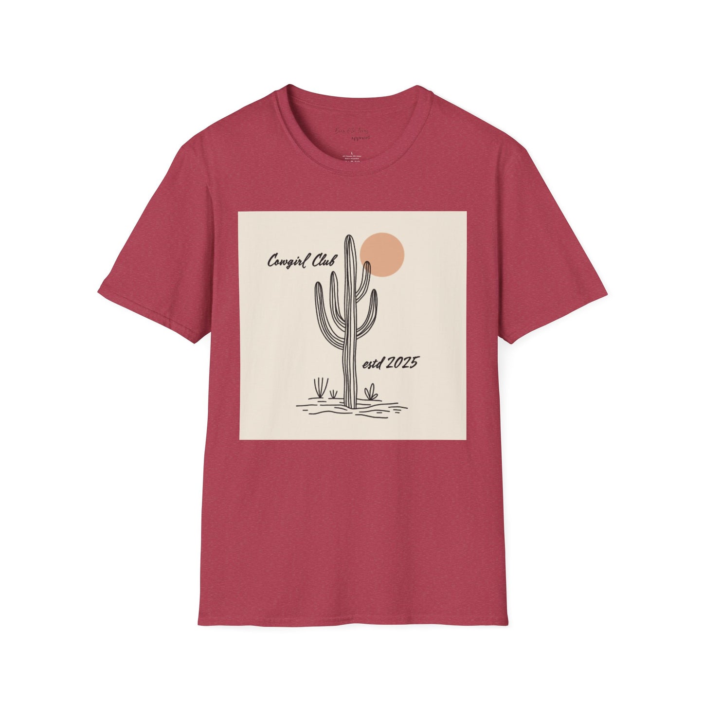 Cowgirl Club Cactus Club Unisex Softstyle T-Shirt