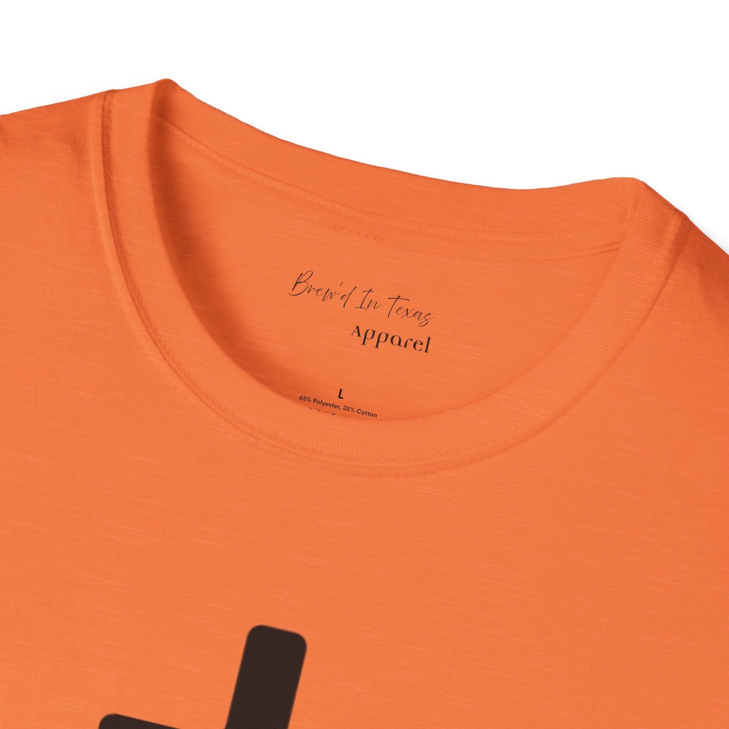 Kingdom Club Unisex Softstyle Cross T-Shirt with Cross & 'Jesus Has My Back' Design