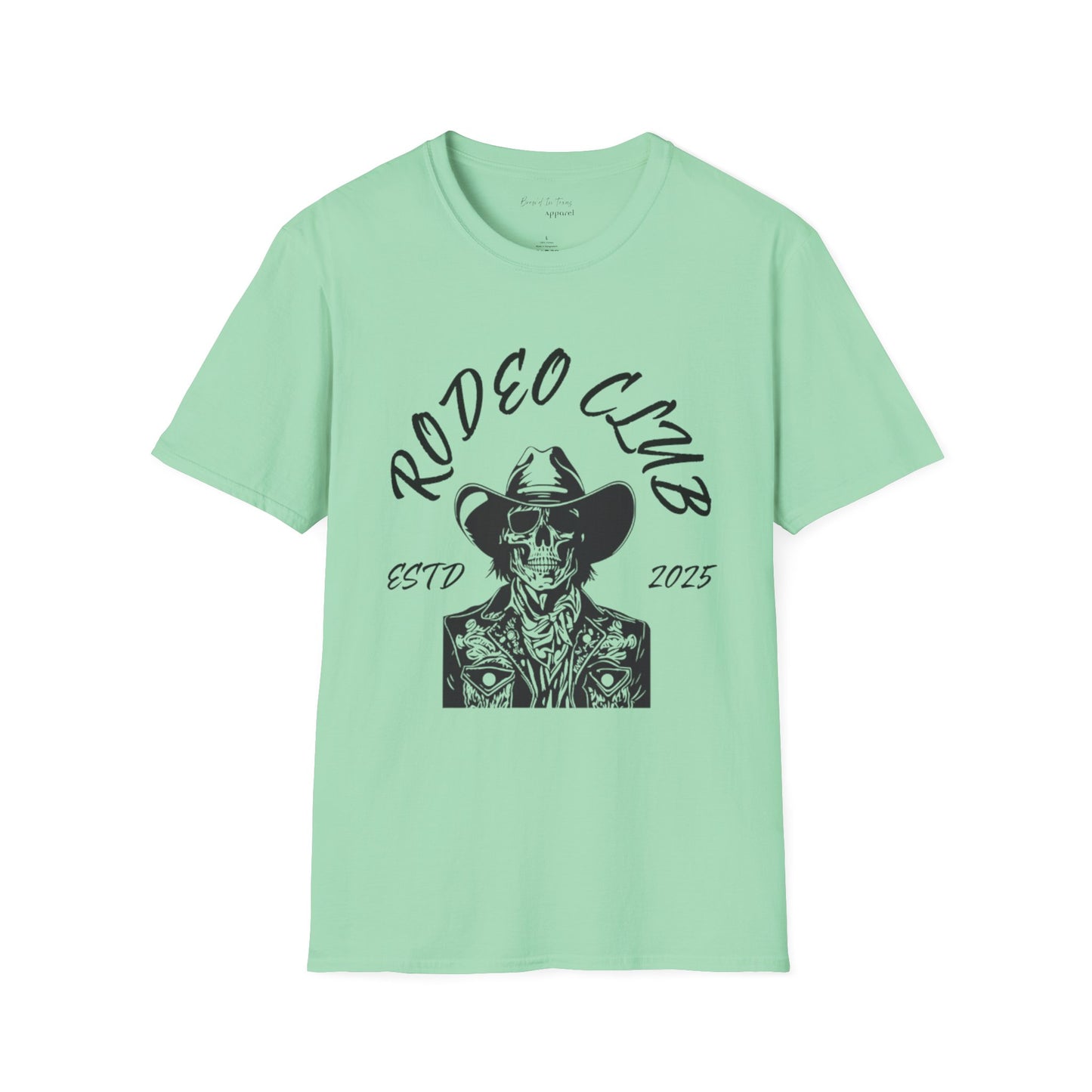 Rodeo Club Skull Graphic Unisex Softstyle T-Shirt