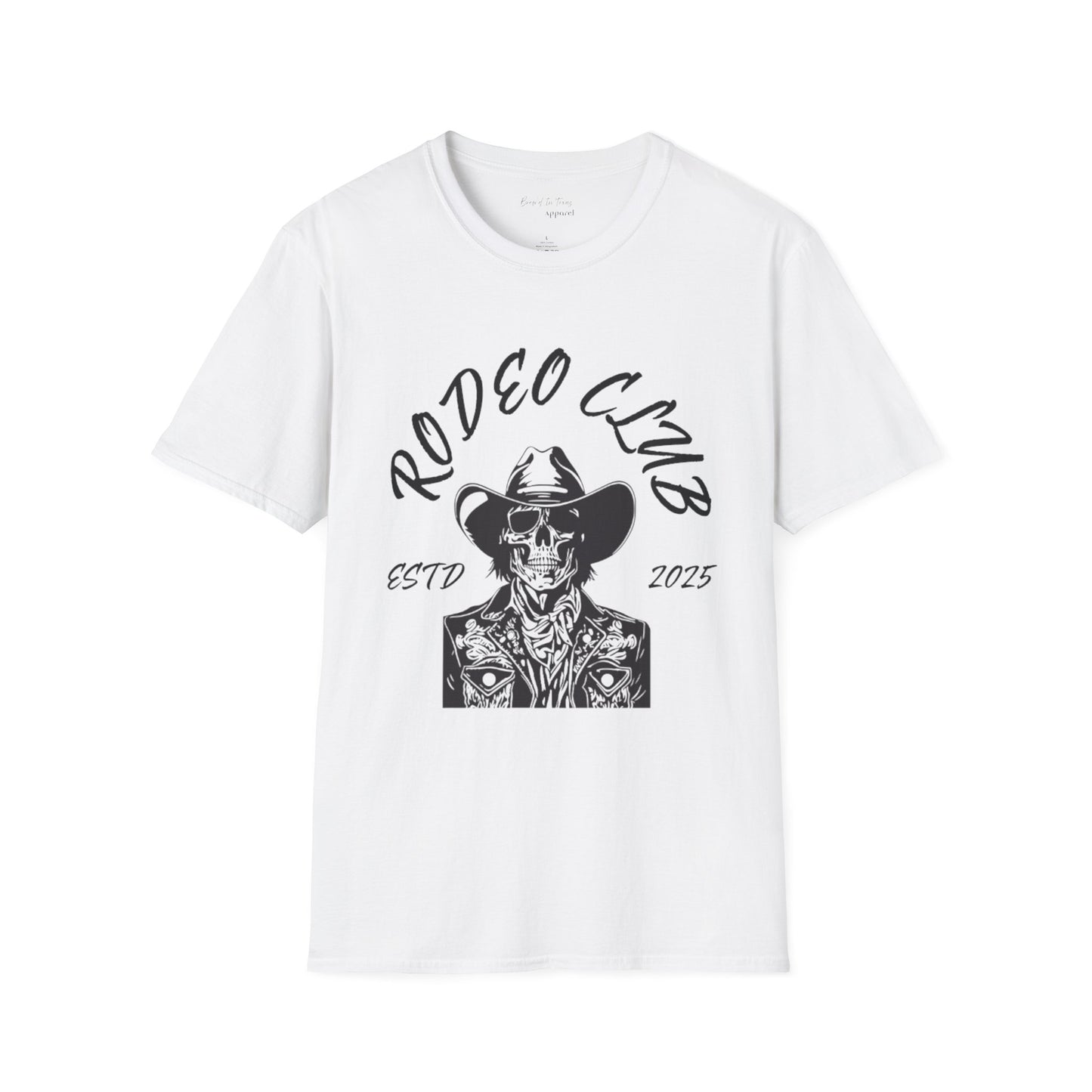 Rodeo Club Skull Graphic Unisex Softstyle T-Shirt