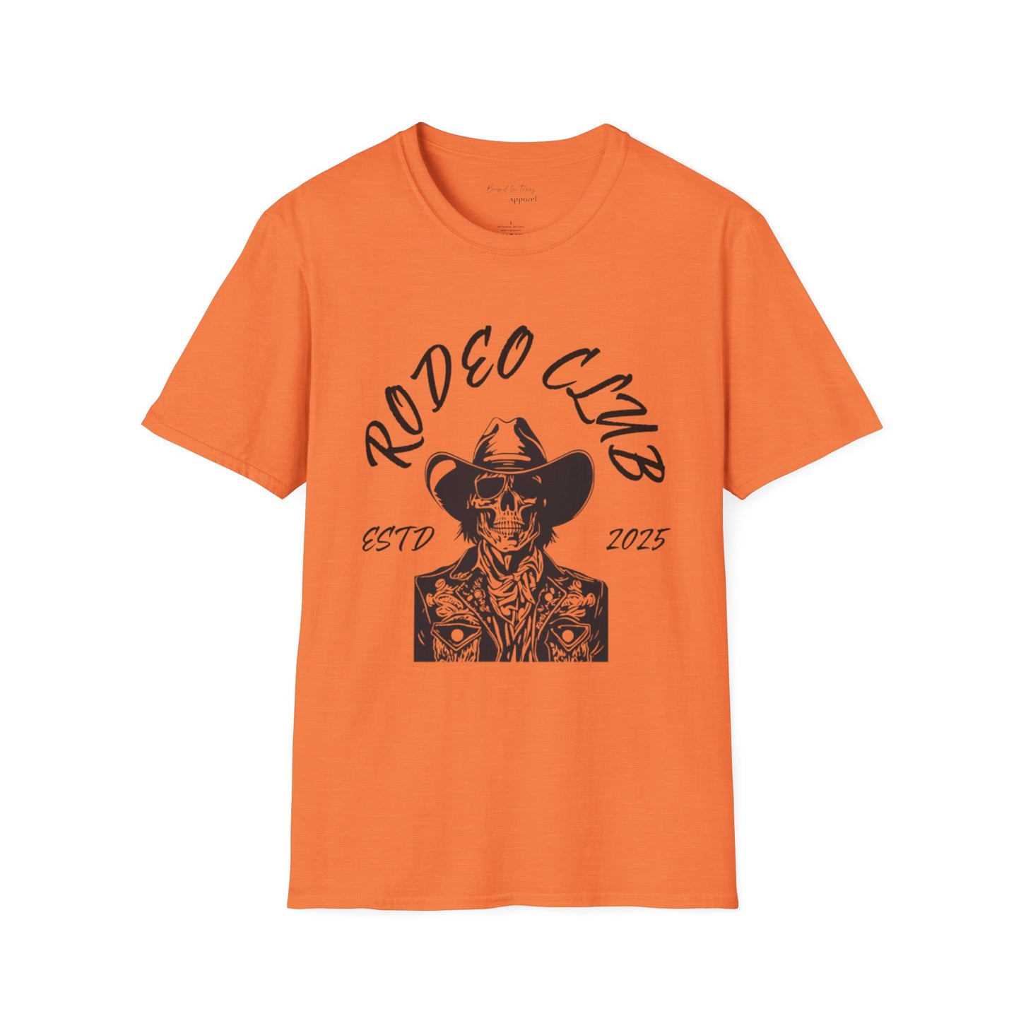 Rodeo Club Skull Graphic Unisex Softstyle T-Shirt
