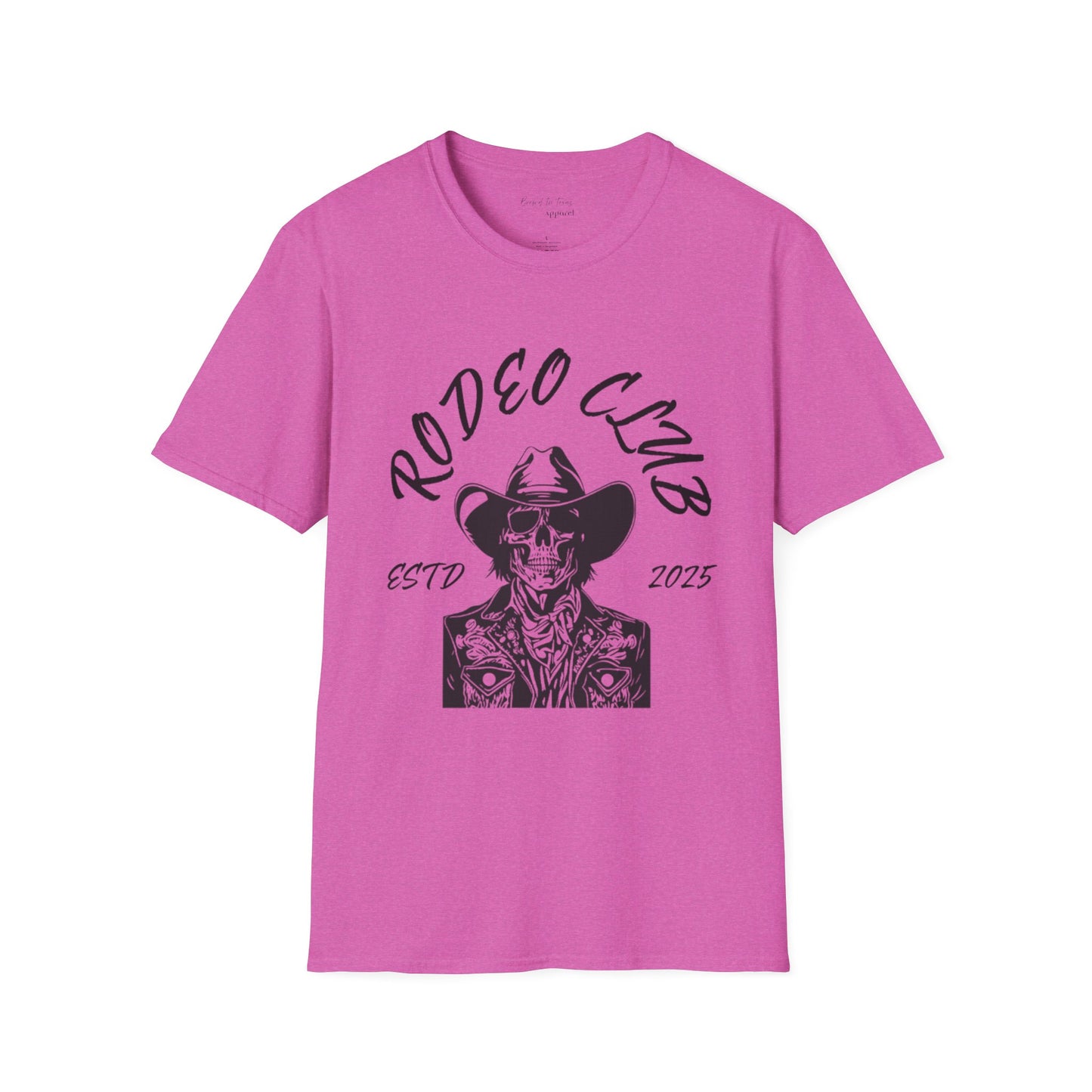 Rodeo Club Skull Graphic Unisex Softstyle T-Shirt