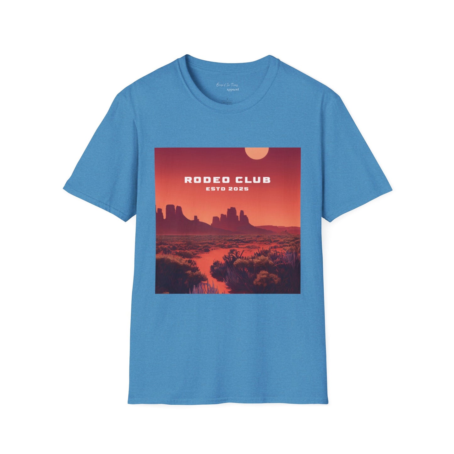Rodeo Club Unisex Softstyle Vintage Sunset T-Shirt
