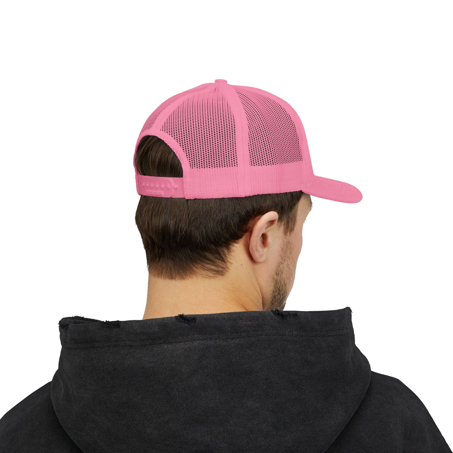 Rodeo Snapback Trucker Cap with Bull Riding Design