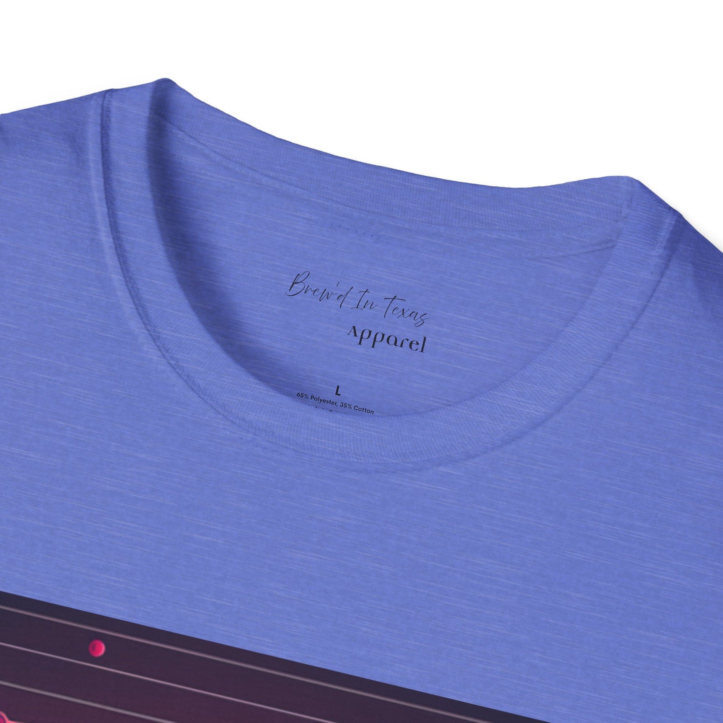 Kingdom Club Isaiah 41:10 Unisex Softstyle T-Shirt - Vibrant Mountain Design