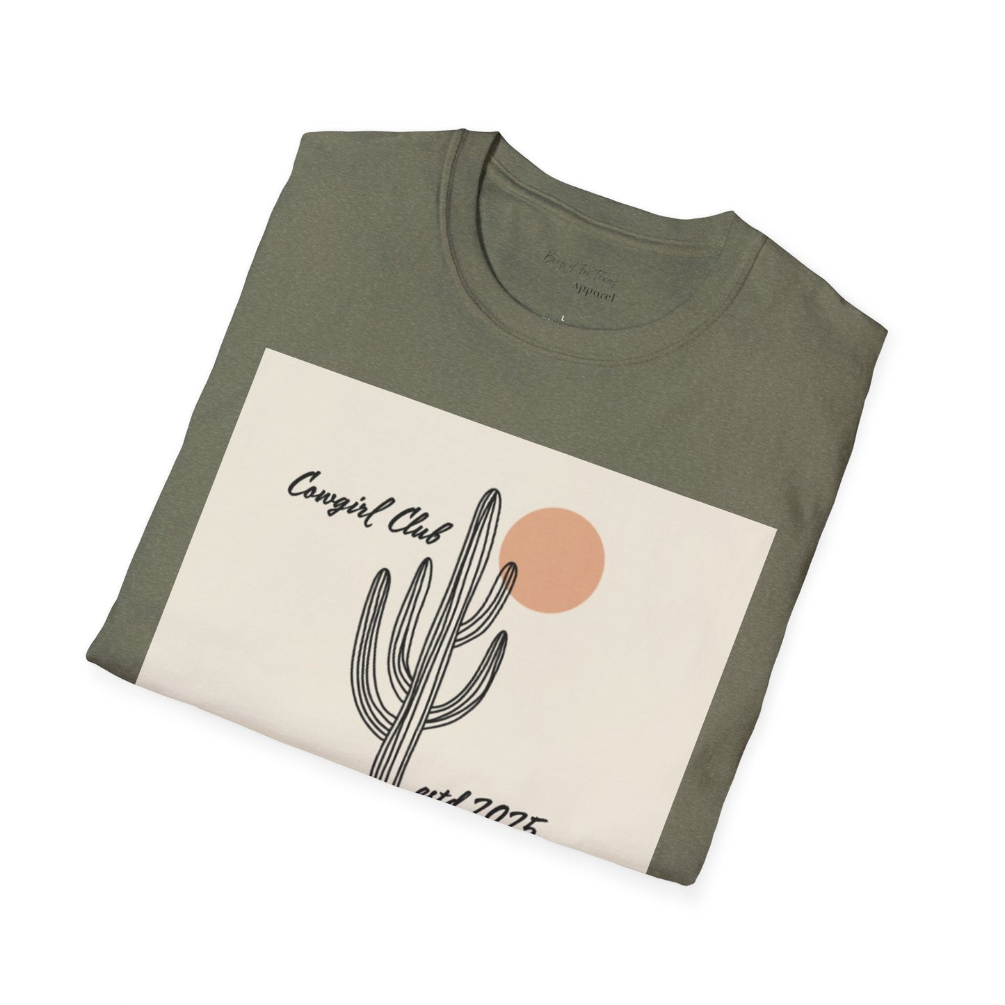 Cowgirl Club Cactus Club Unisex Softstyle T-Shirt