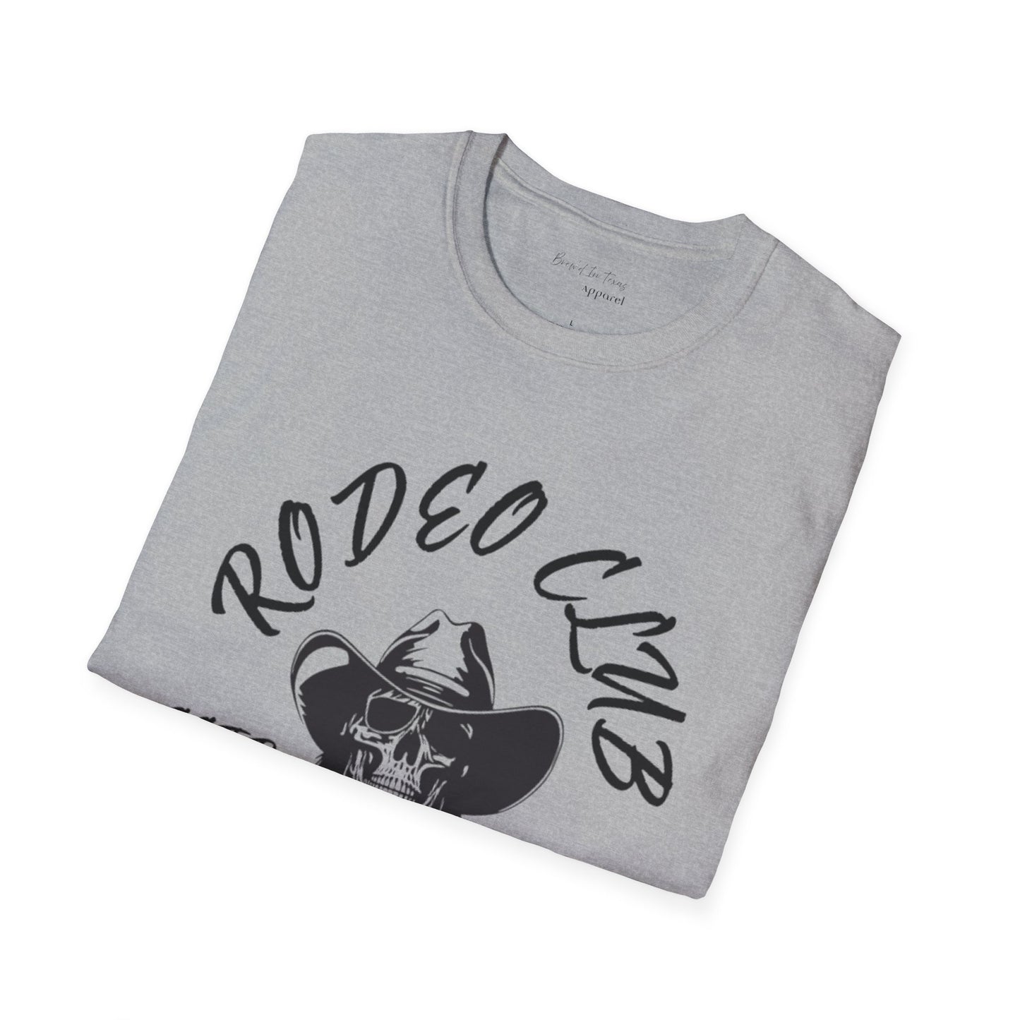 Rodeo Club Skull Graphic Unisex Softstyle T-Shirt