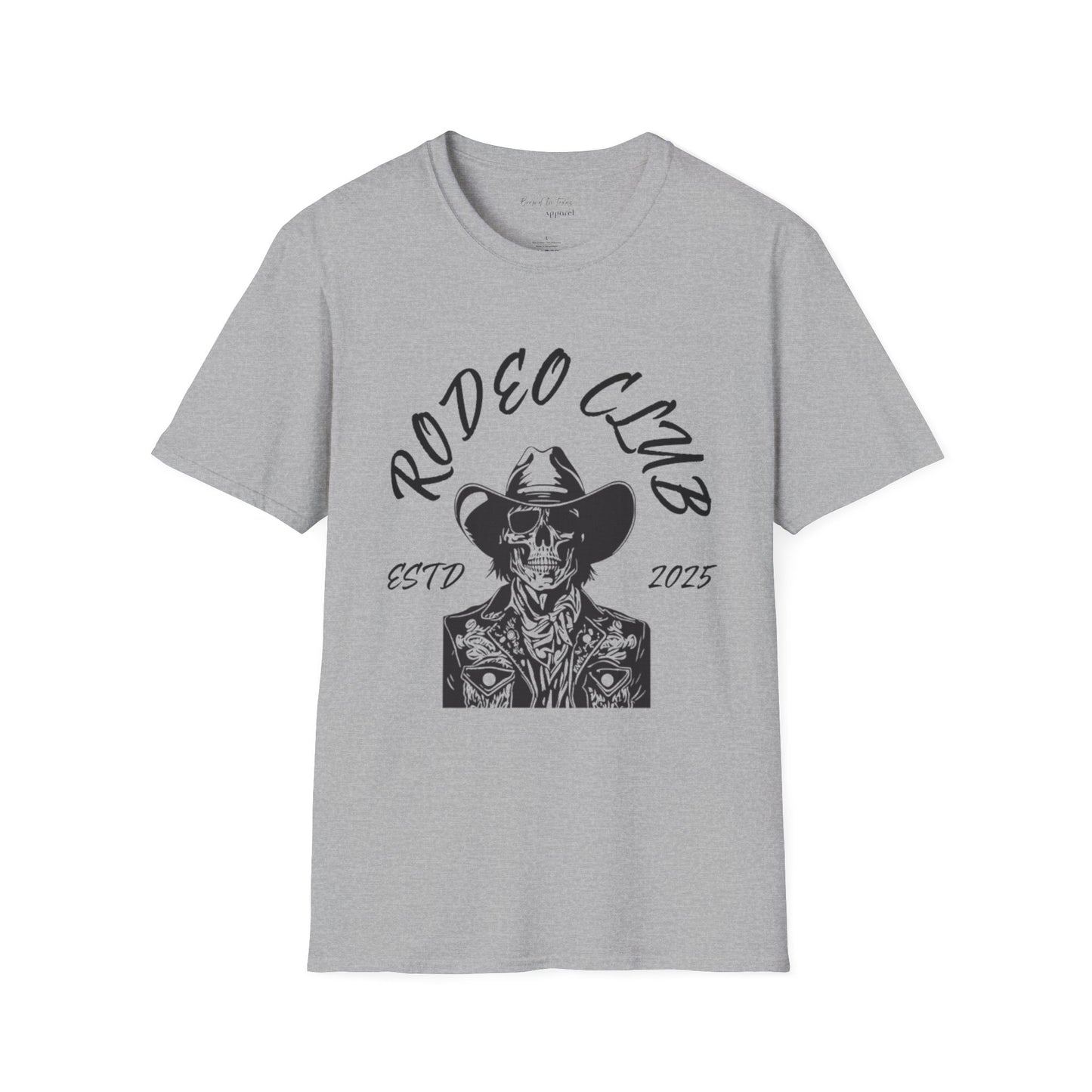 Rodeo Club Skull Graphic Unisex Softstyle T-Shirt