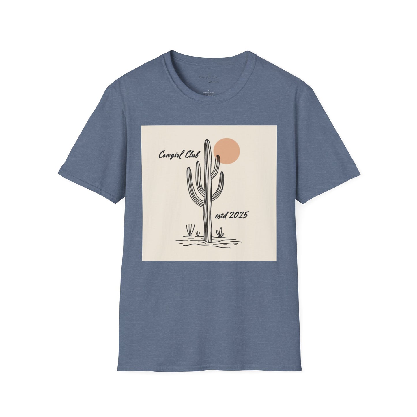 Cowgirl Club Cactus Club Unisex Softstyle T-Shirt