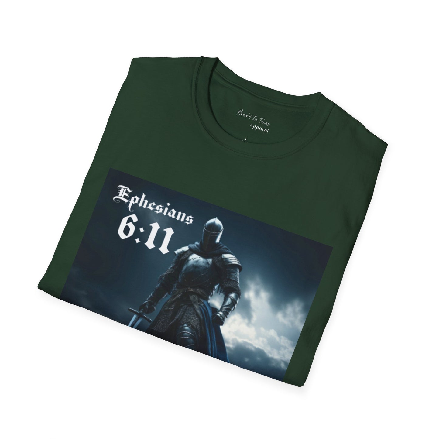 Ephesians 6:11 Knight Graphic Unisex Softstyle T-Shirt