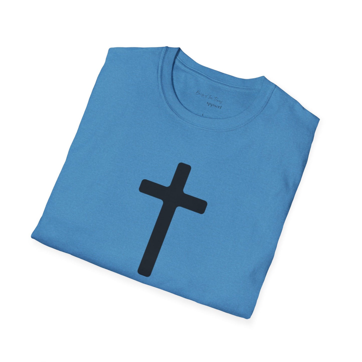 Kingdom Club Unisex Softstyle Cross T-Shirt with Cross & 'Jesus Has My Back' Design