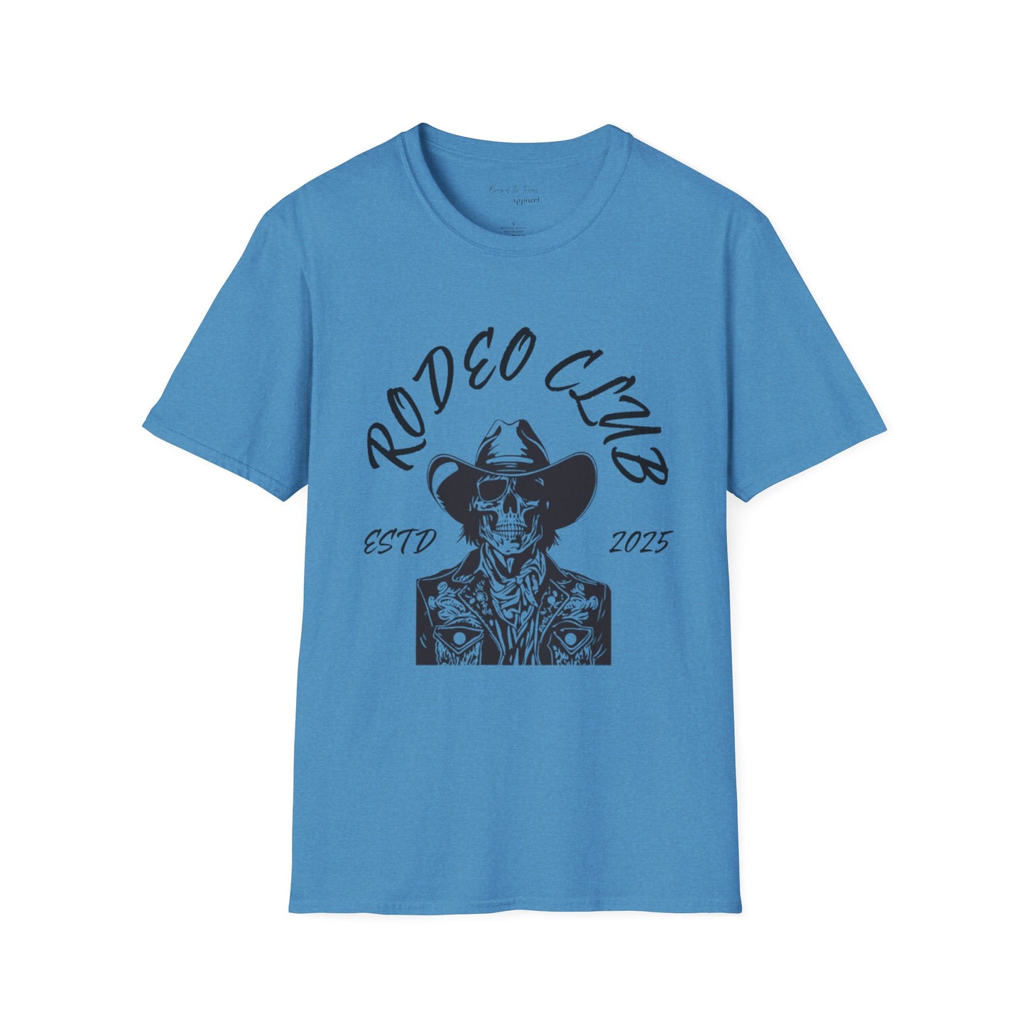 Rodeo Club Skull Graphic Unisex Softstyle T-Shirt