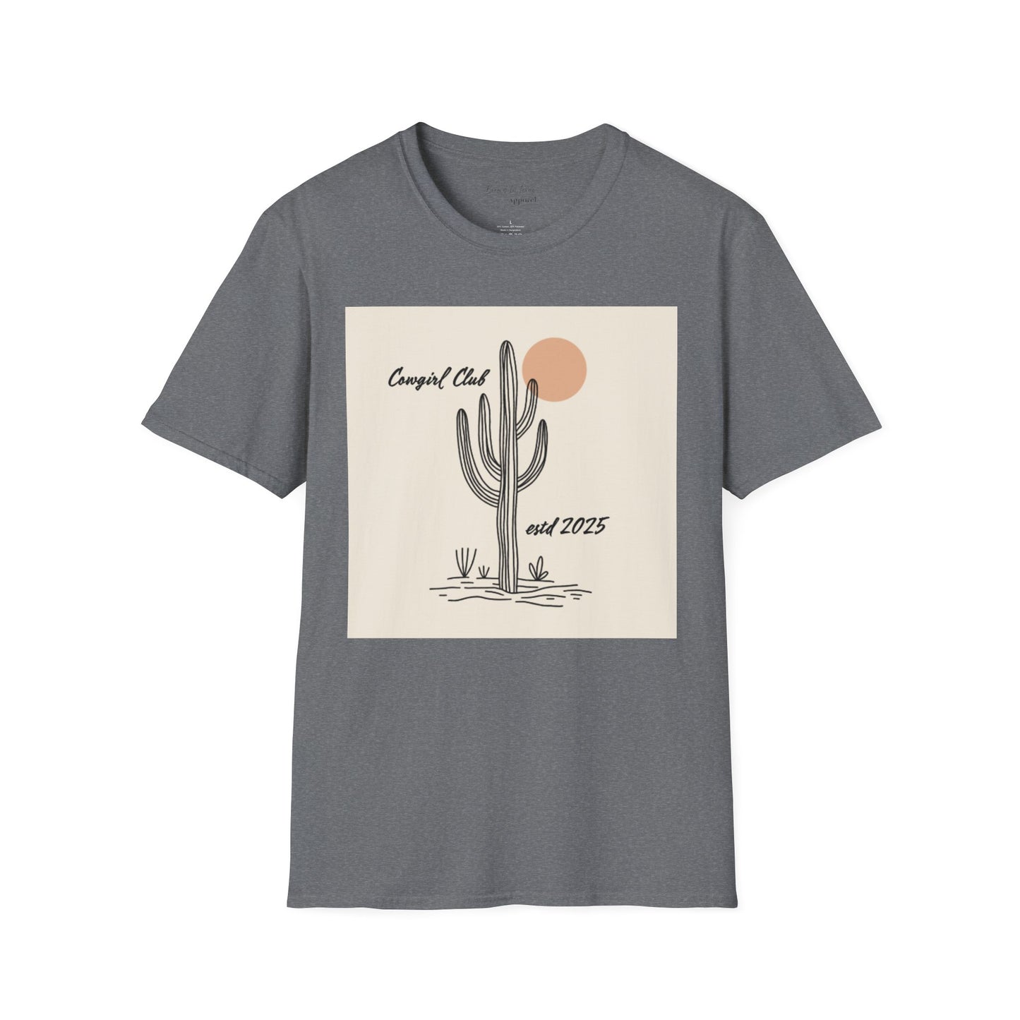 Cowgirl Club Cactus Club Unisex Softstyle T-Shirt
