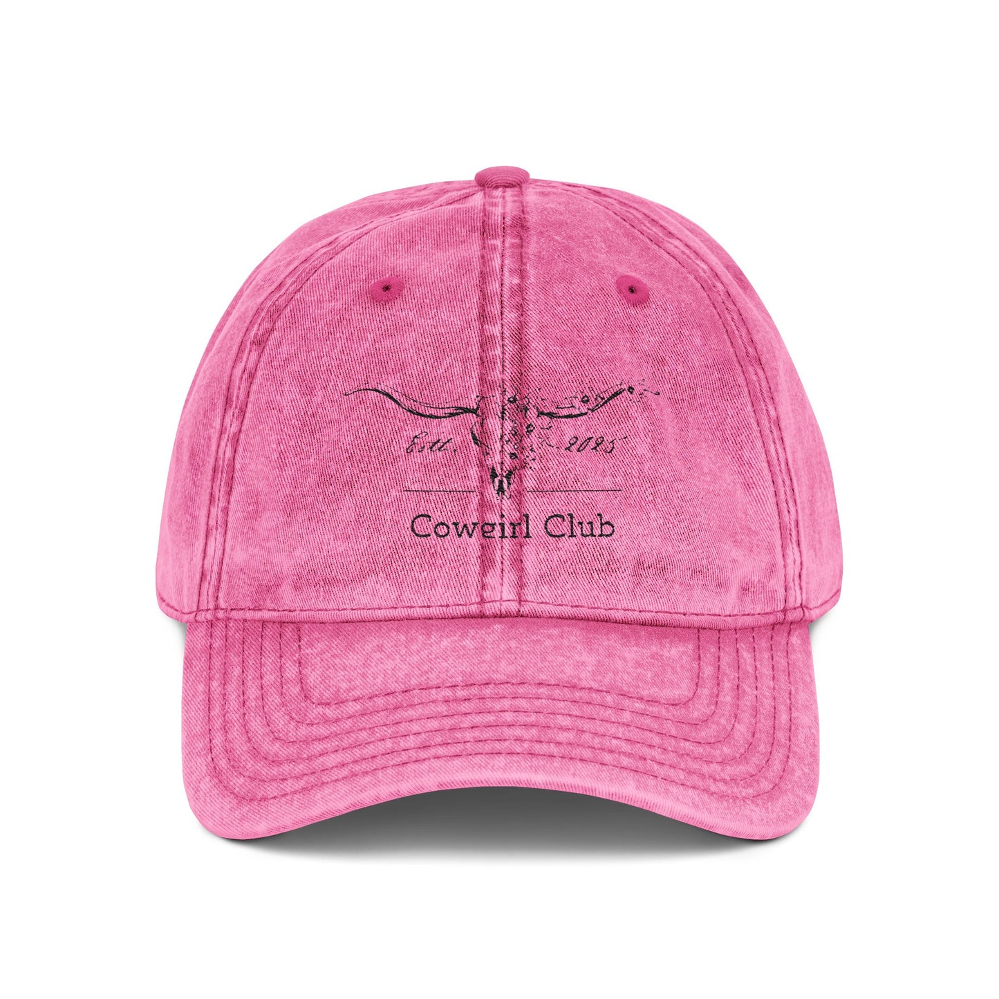 Cowgirl Club Vintage Cap