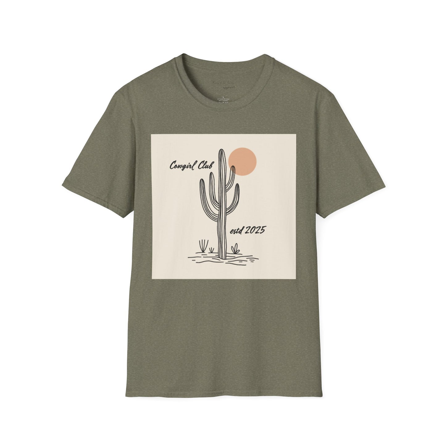 Cowgirl Club Cactus Club Unisex Softstyle T-Shirt