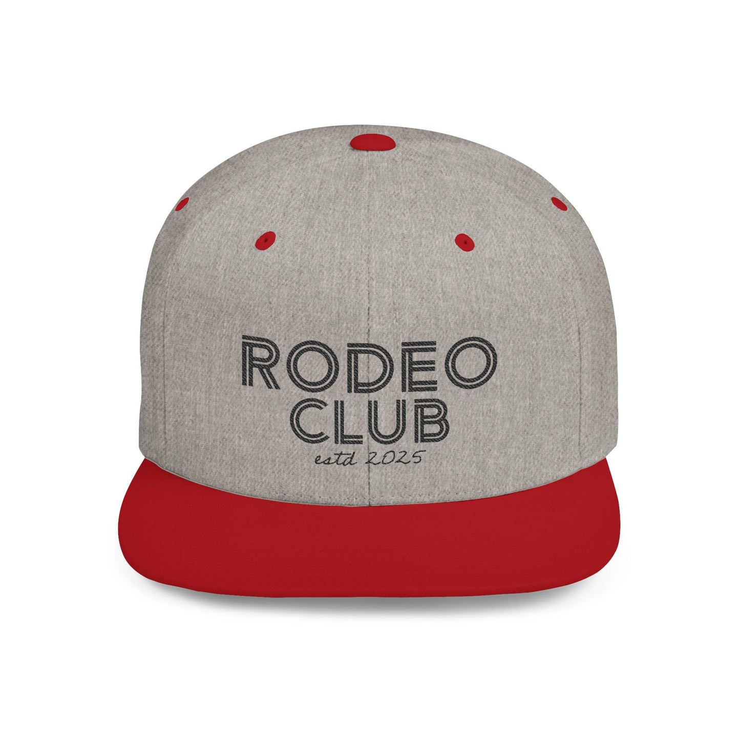 Rodeo Club Flat Bill Snapback Cap