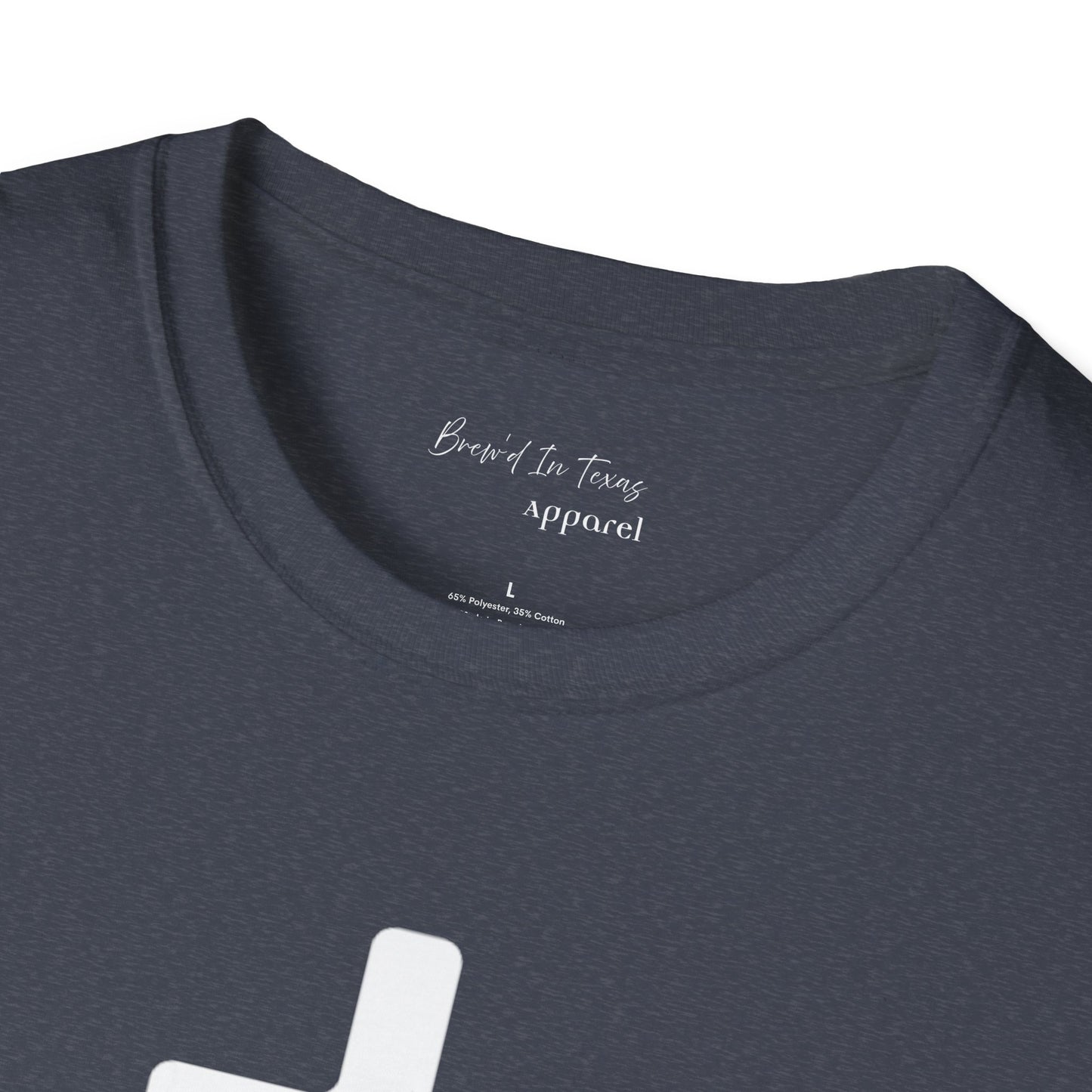 Kingdom Club Unisex Softstyle Cross T-Shirt with Cross & 'Jesus Has My Back' Design
