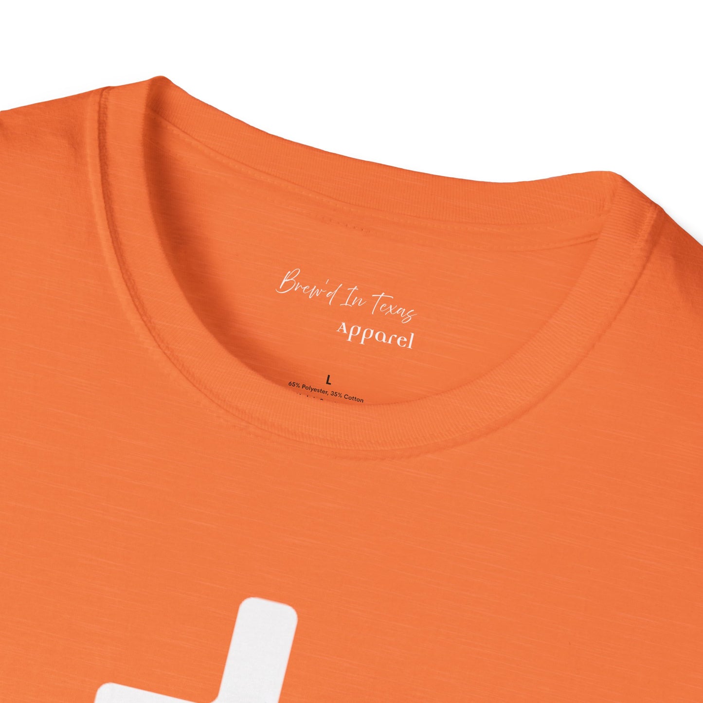 Kingdom Club Unisex Softstyle Cross T-Shirt with Cross & 'Jesus Has My Back' Design