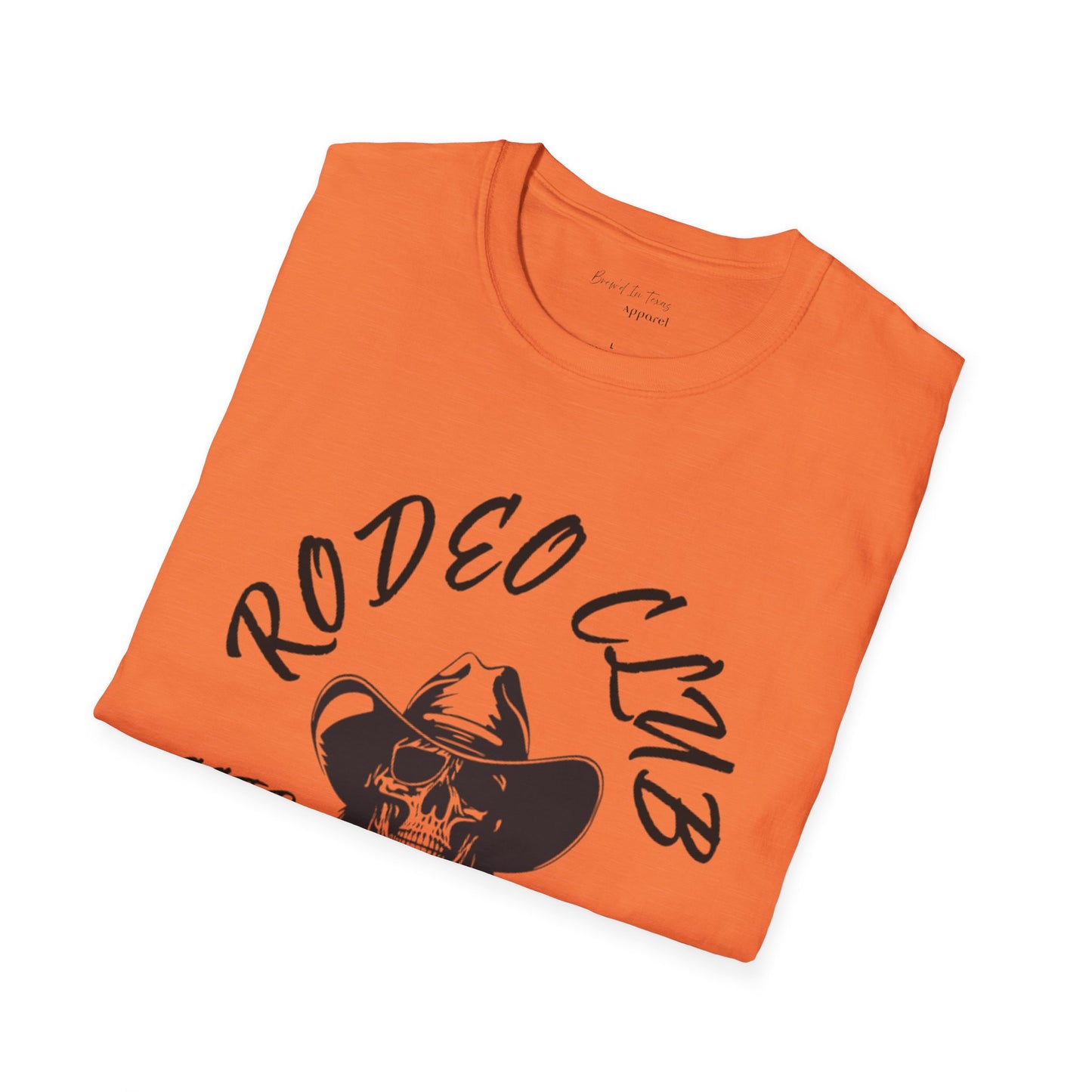 Rodeo Club Skull Graphic Unisex Softstyle T-Shirt