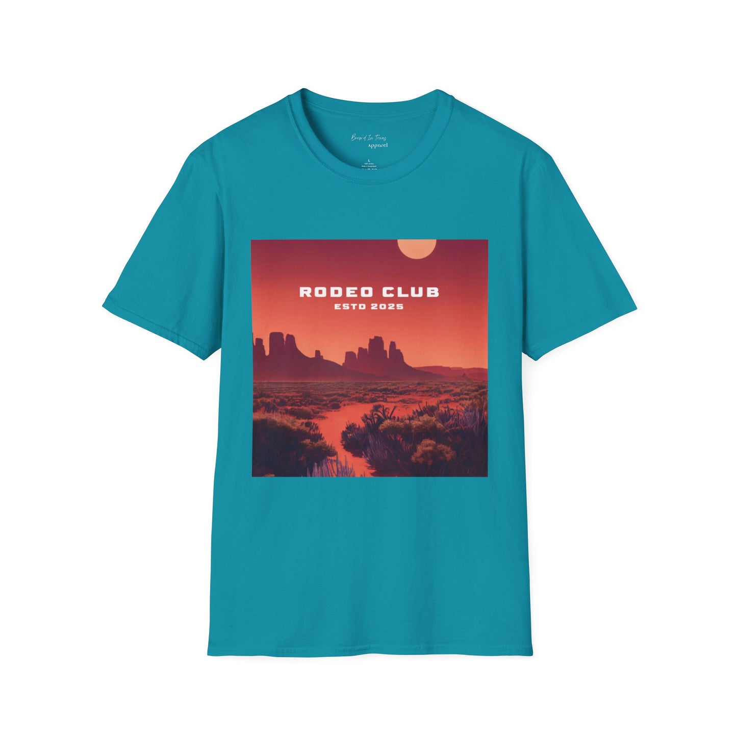 Rodeo Club Unisex Softstyle Vintage Sunset T-Shirt