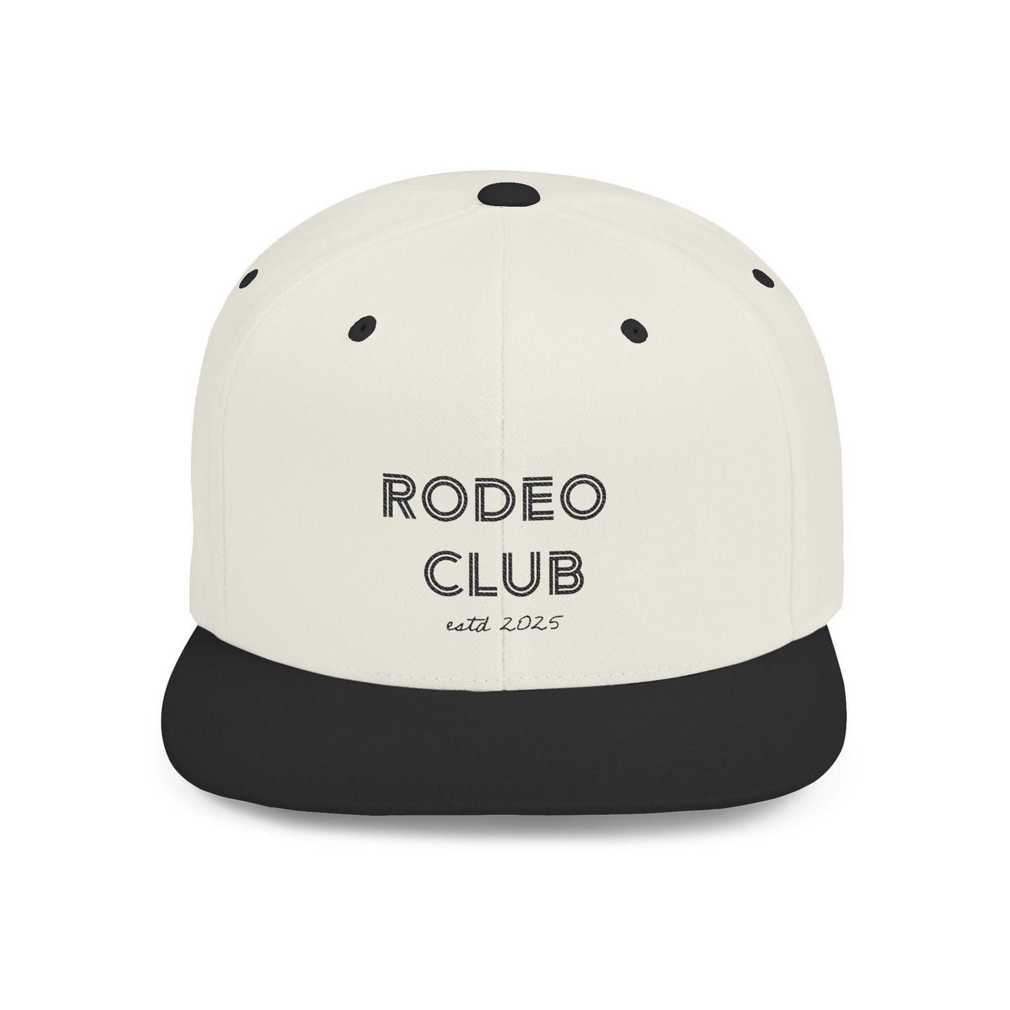 Rodeo Club Flat Bill Snapback Cap