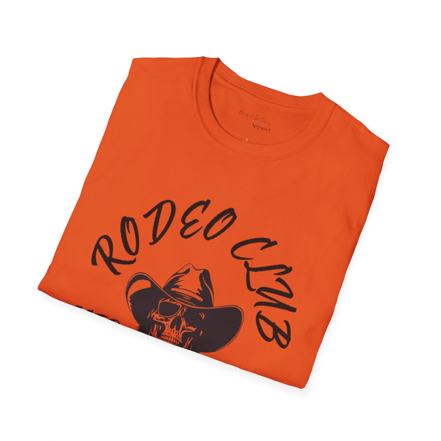 Rodeo Club Skull Graphic Unisex Softstyle T-Shirt