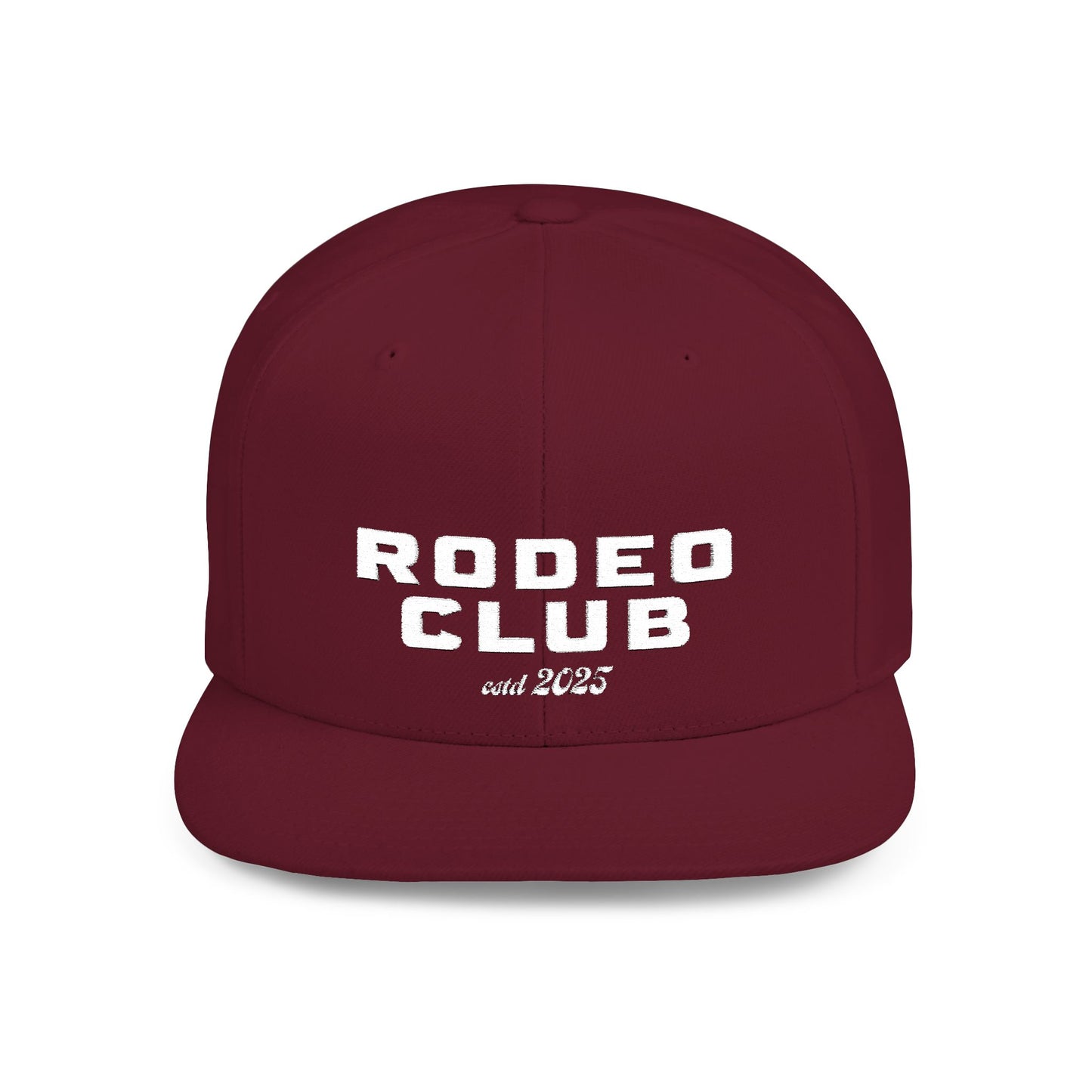 Rodeo Club Flat Bill Snapback Hat