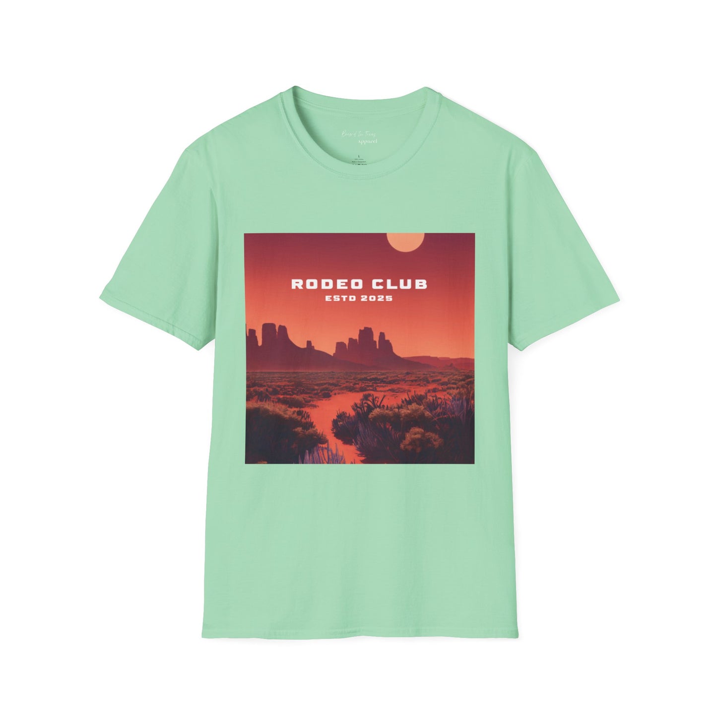 Rodeo Club Unisex Softstyle Vintage Sunset T-Shirt