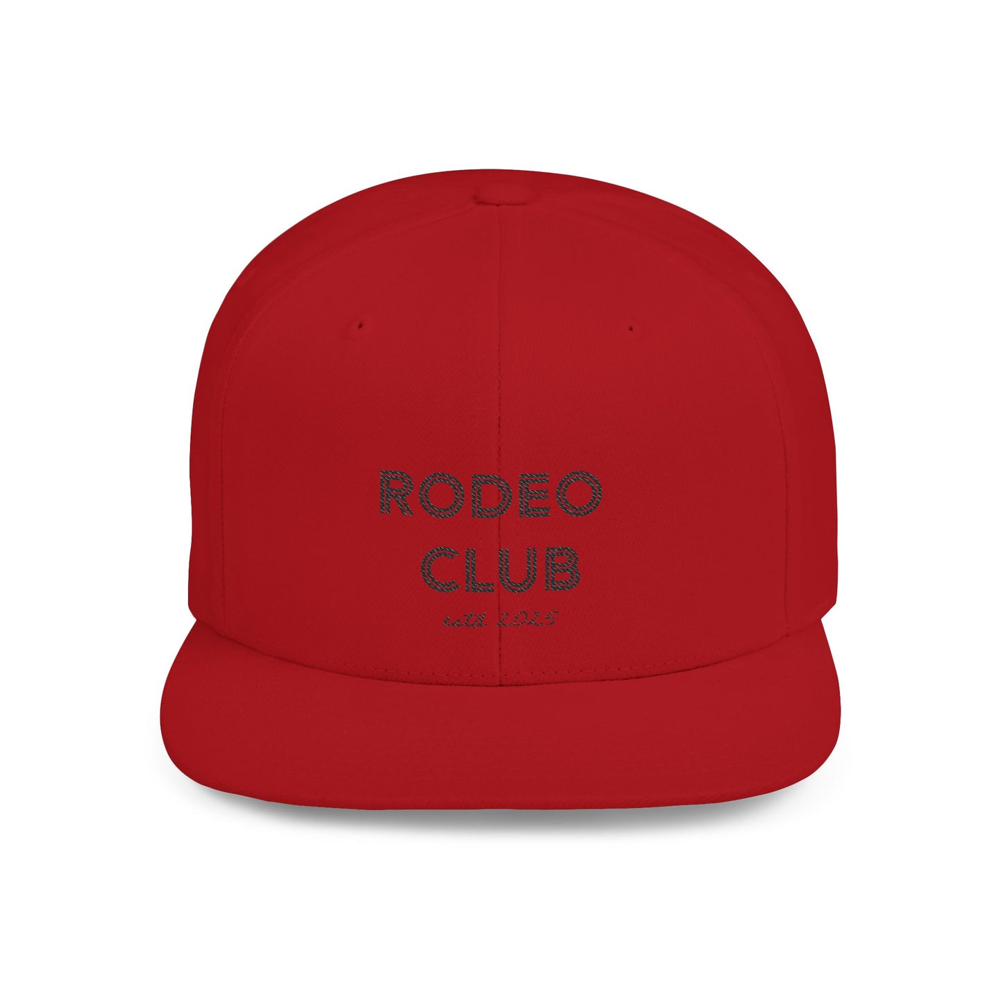 Rodeo Club Flat Bill Snapback Cap