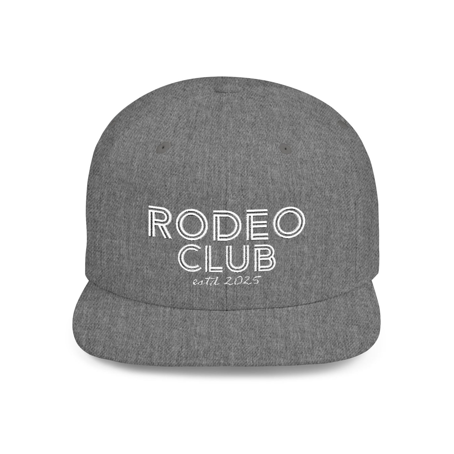 Rodeo Club Flat Bill Snapback Hat