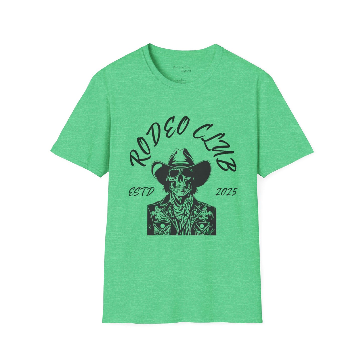 Rodeo Club Skull Graphic Unisex Softstyle T-Shirt