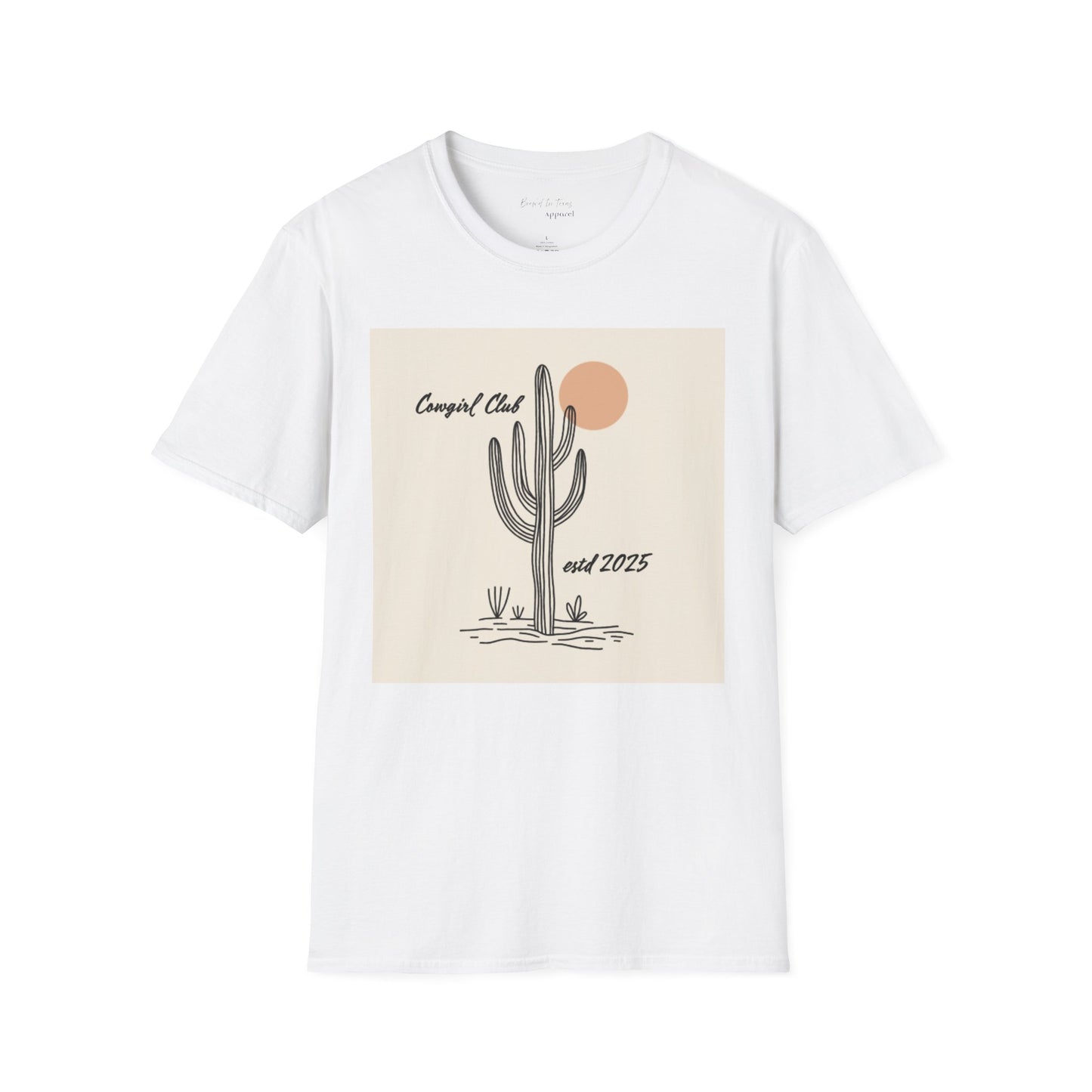 Cowgirl Club Cactus Club Unisex Softstyle T-Shirt