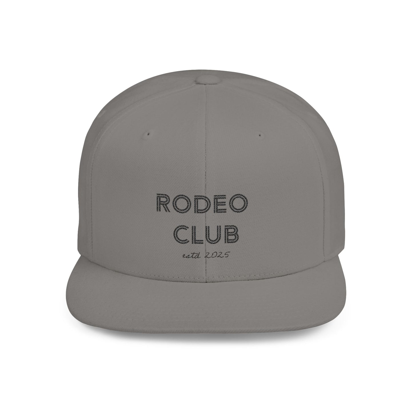 Rodeo Club Flat Bill Snapback Cap