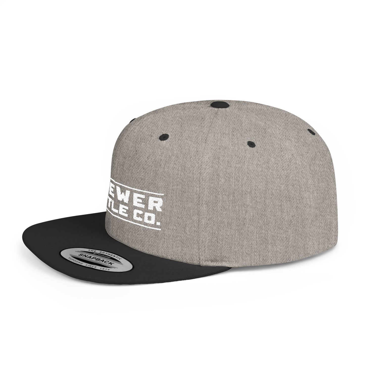 Brew'd In Texas Brewer Cattle Co. Flat Bill Snapback Hat