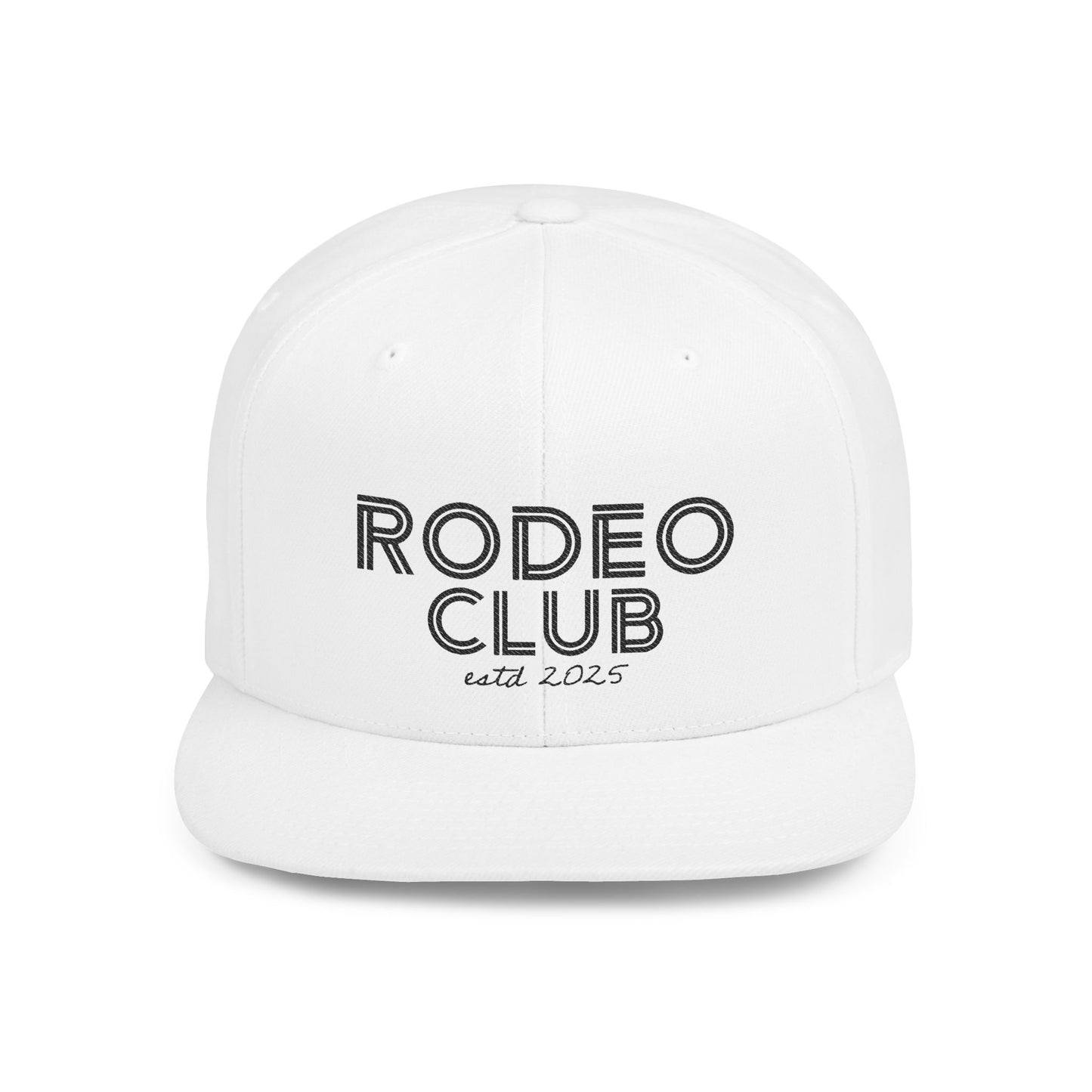 Rodeo Club Flat Bill Snapback Cap