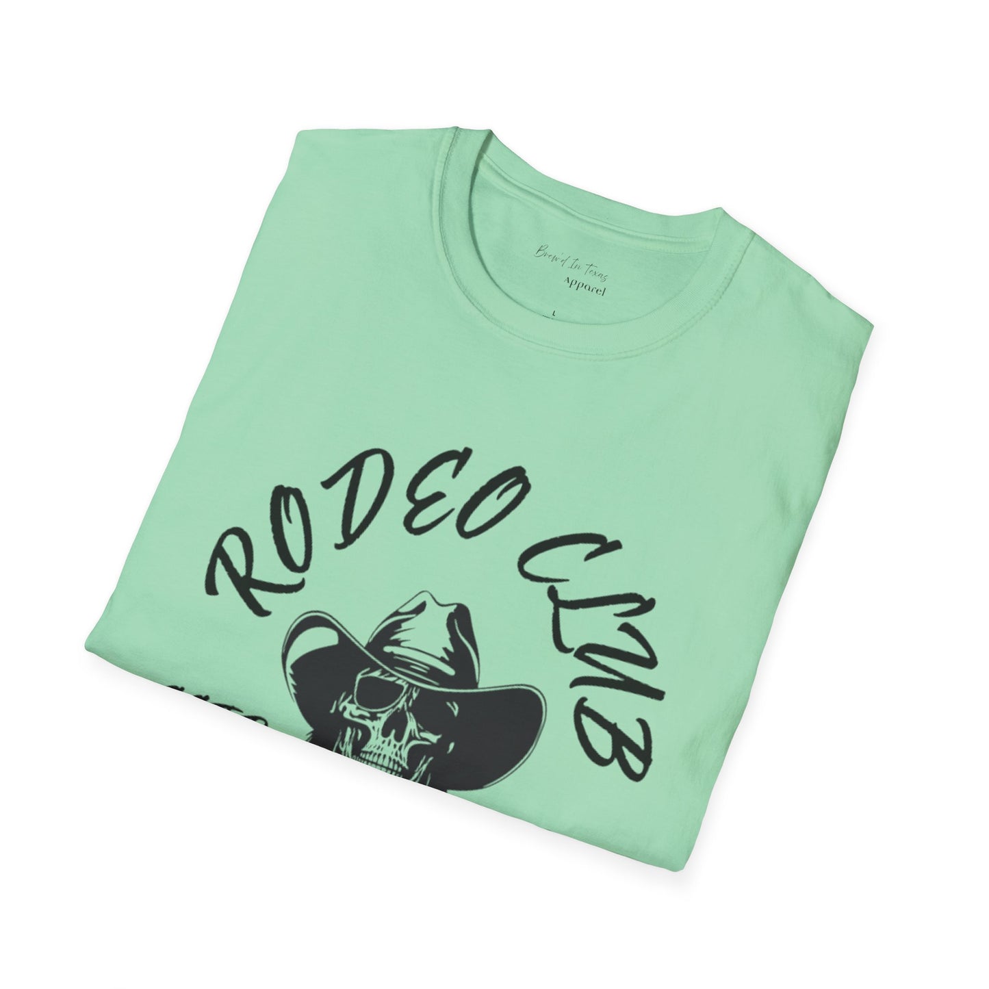 Rodeo Club Skull Graphic Unisex Softstyle T-Shirt