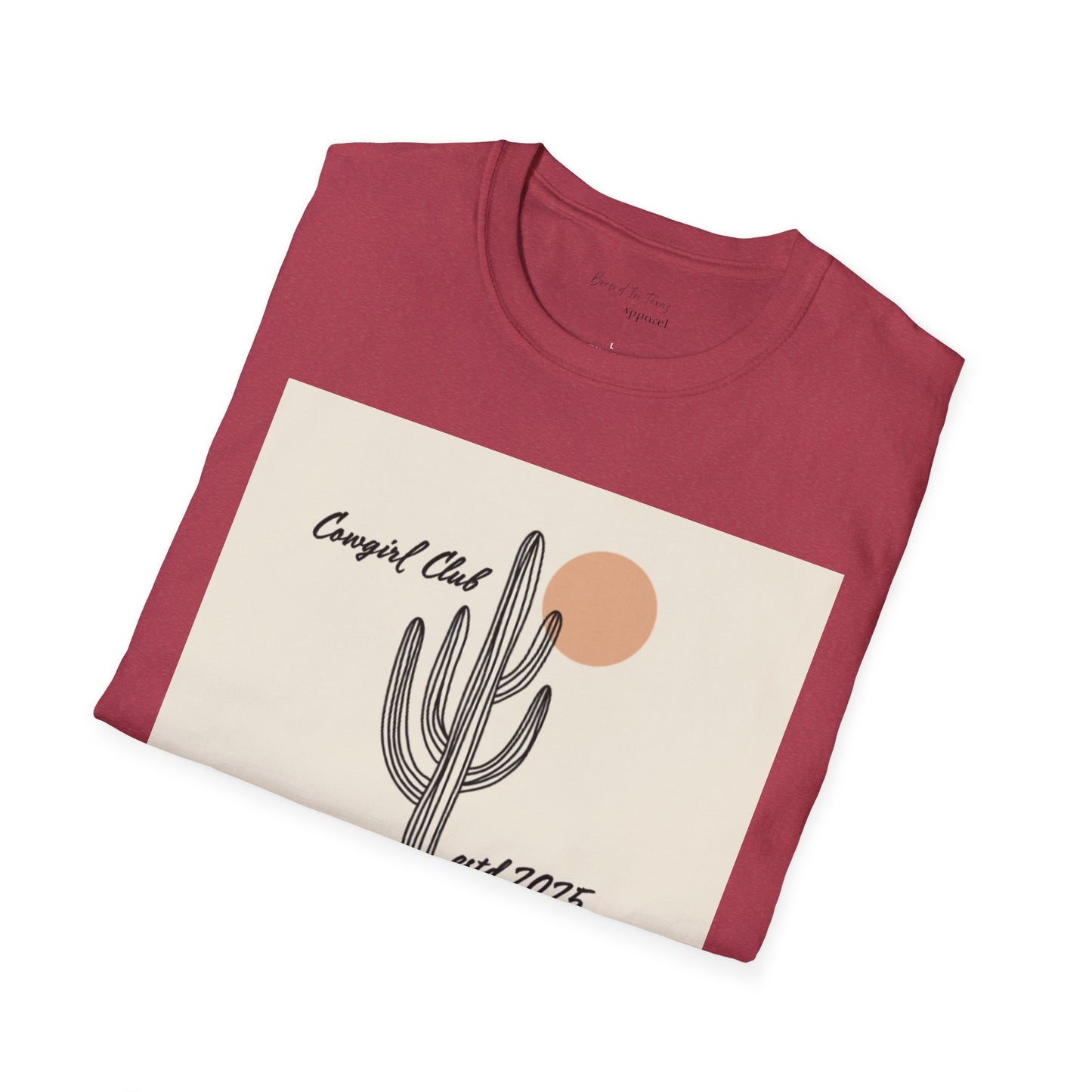 Cowgirl Club Cactus Club Unisex Softstyle T-Shirt