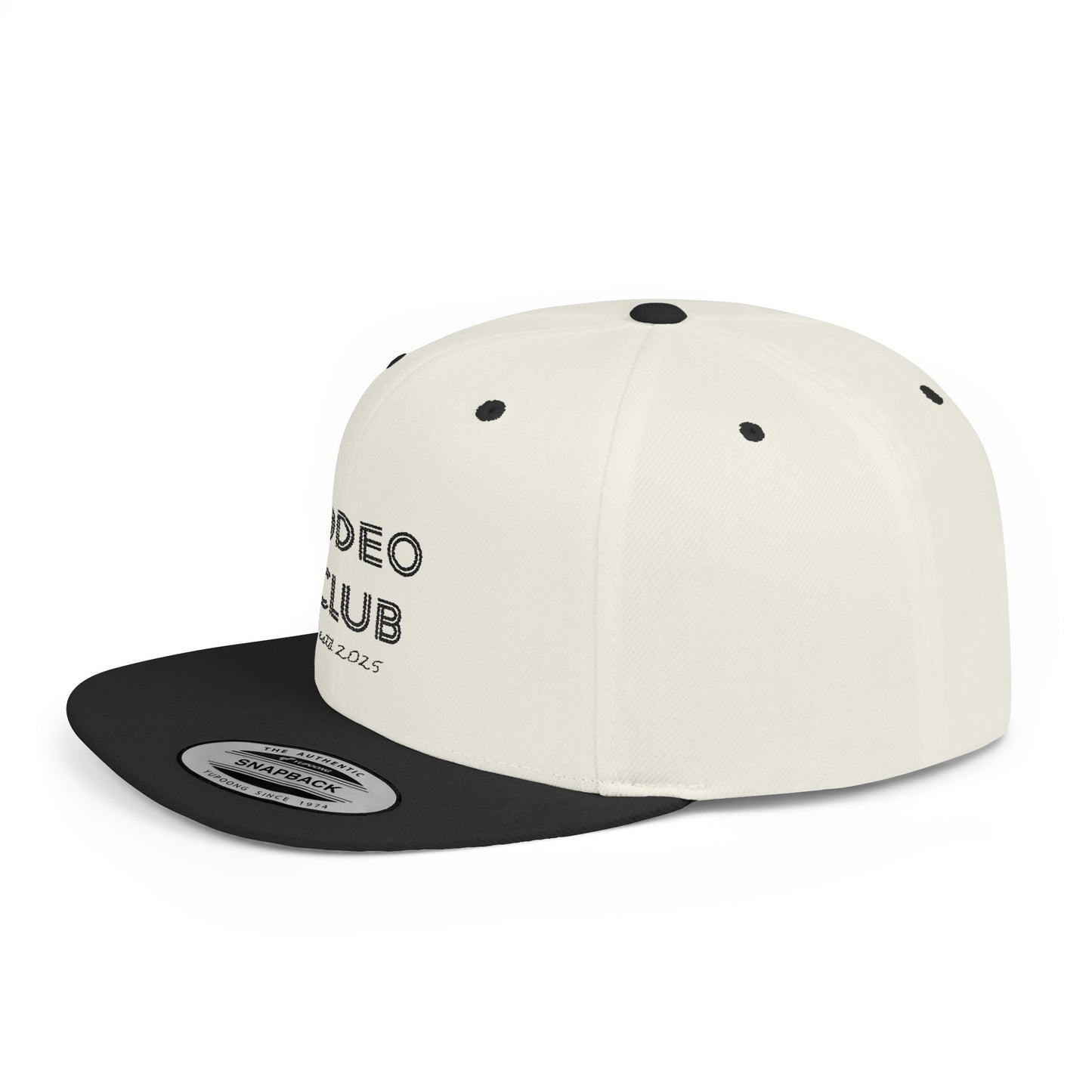 Rodeo Club Flat Bill Snapback Cap