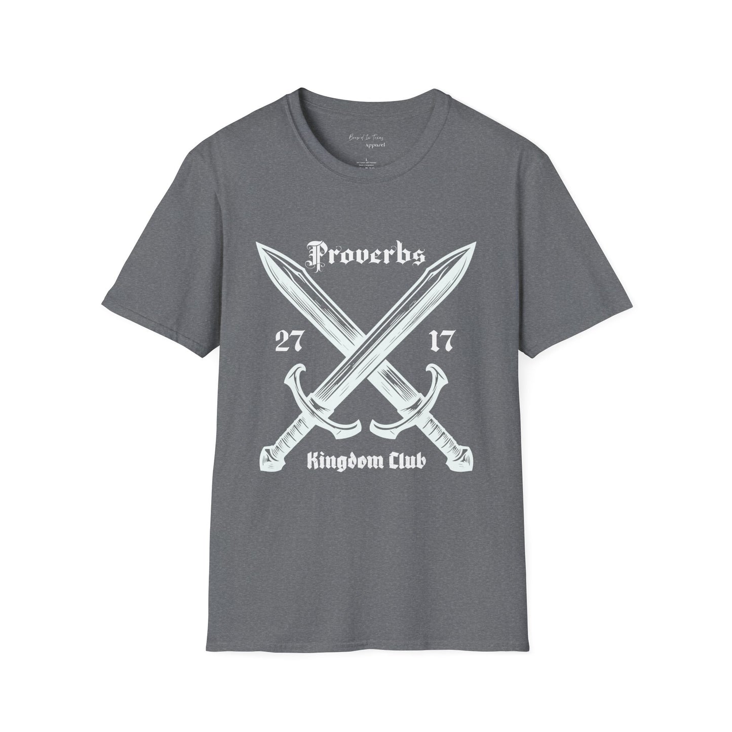 Kingdom Club Unisex Proverbs 27:17 T-Shirt