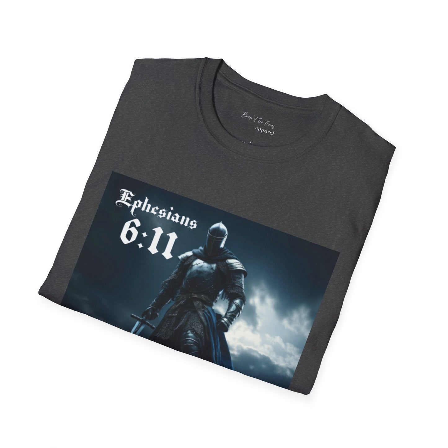 Ephesians 6:11 Knight Graphic Unisex Softstyle T-Shirt