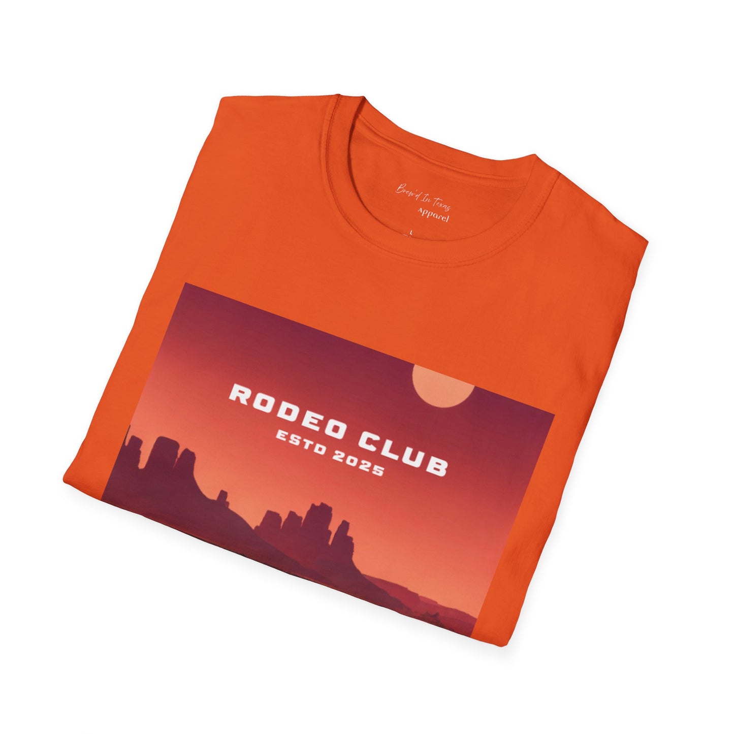 Rodeo Club Unisex Softstyle Vintage Sunset T-Shirt