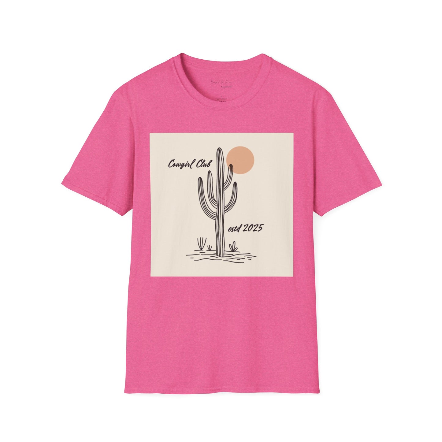 Cowgirl Club Cactus Club Unisex Softstyle T-Shirt