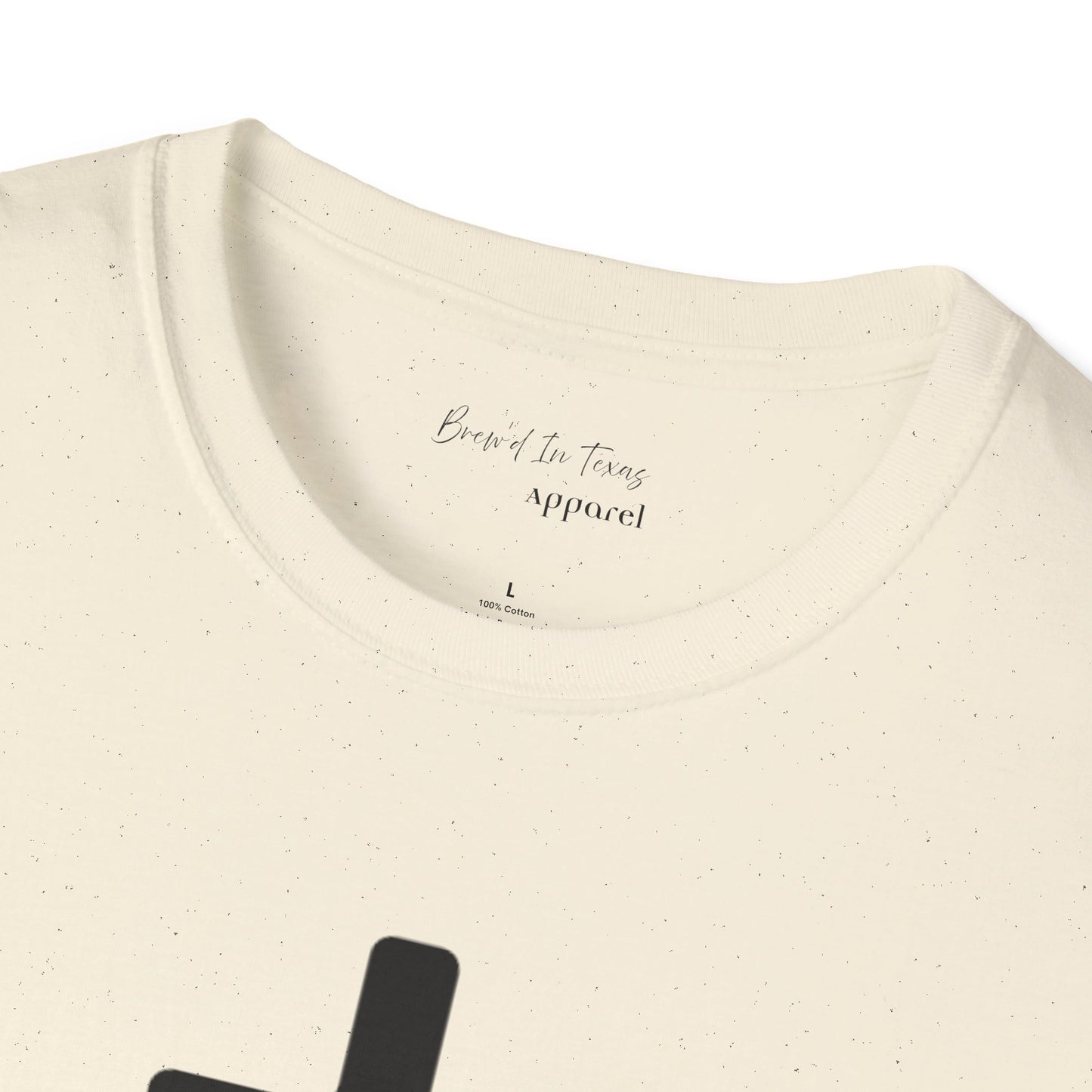 Kingdom Club Unisex Softstyle Cross T-Shirt with Cross & 'Jesus Has My Back' Design