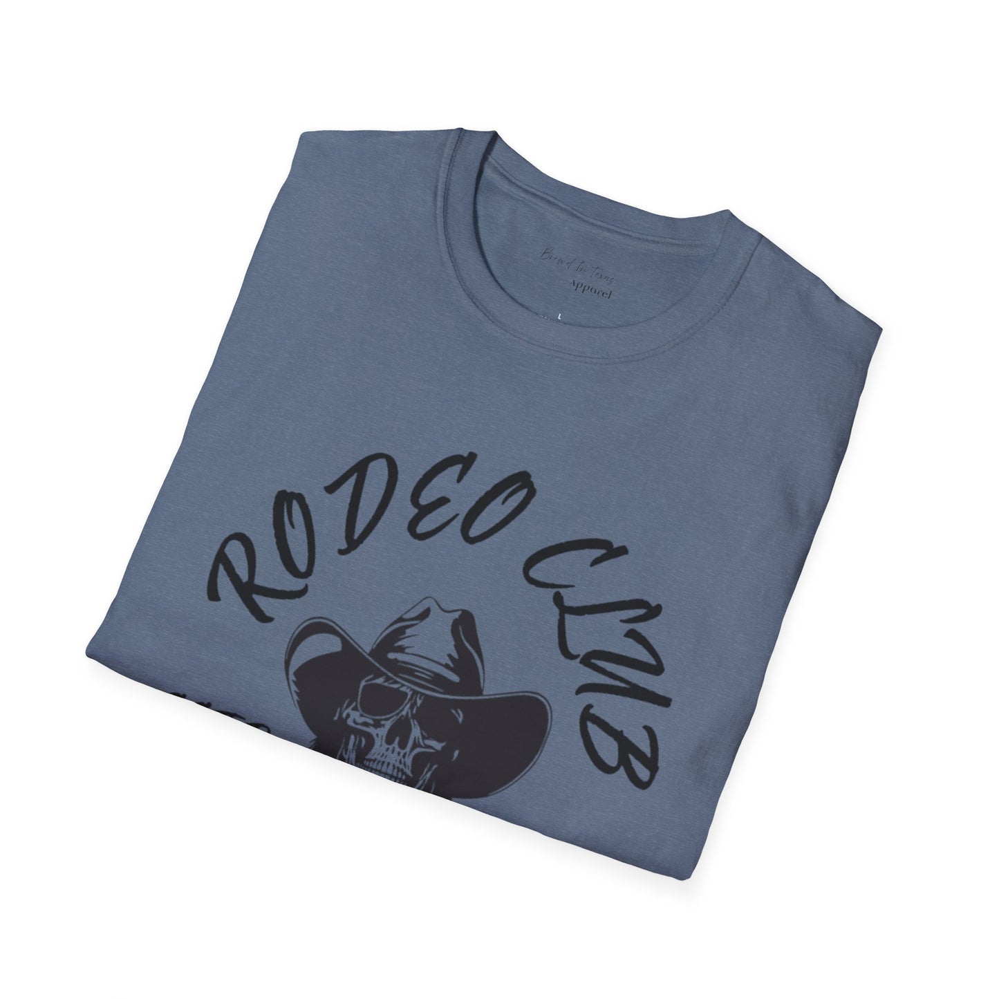 Rodeo Club Skull Graphic Unisex Softstyle T-Shirt