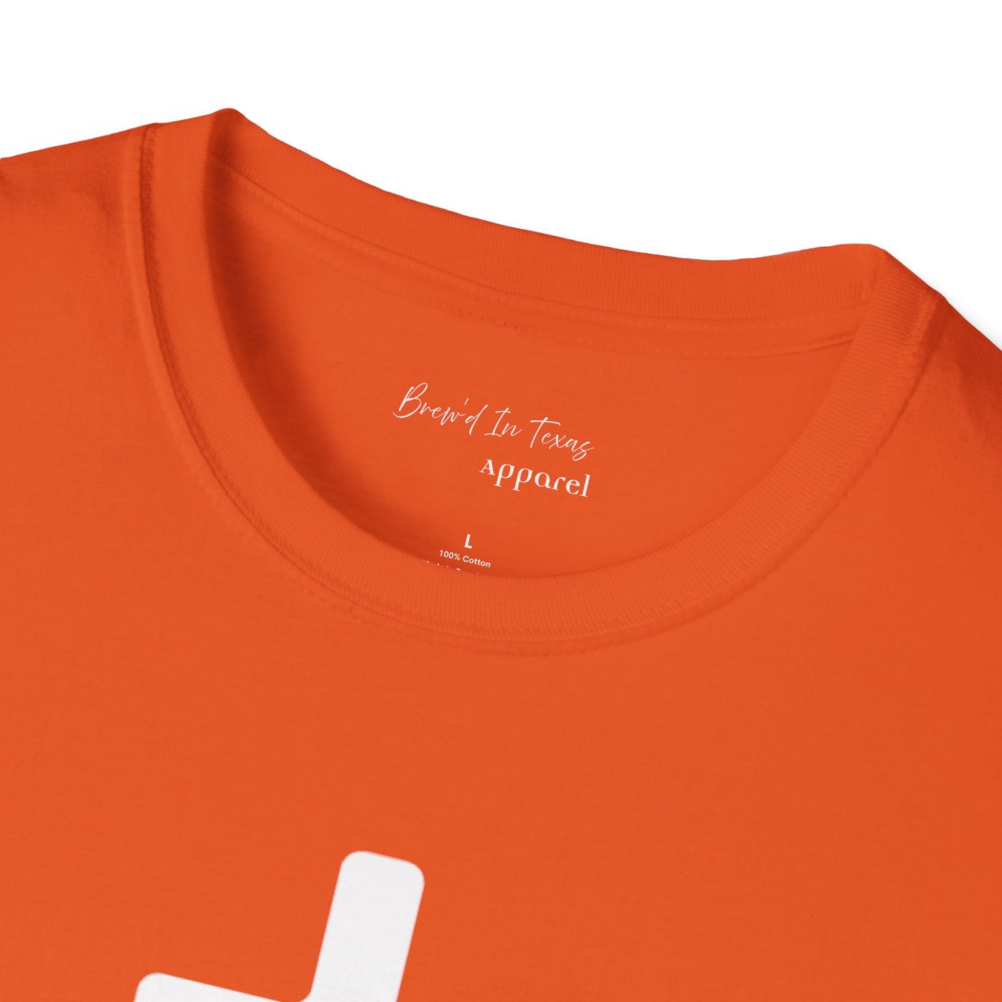 Kingdom Club Unisex Softstyle Cross T-Shirt with Cross & 'Jesus Has My Back' Design