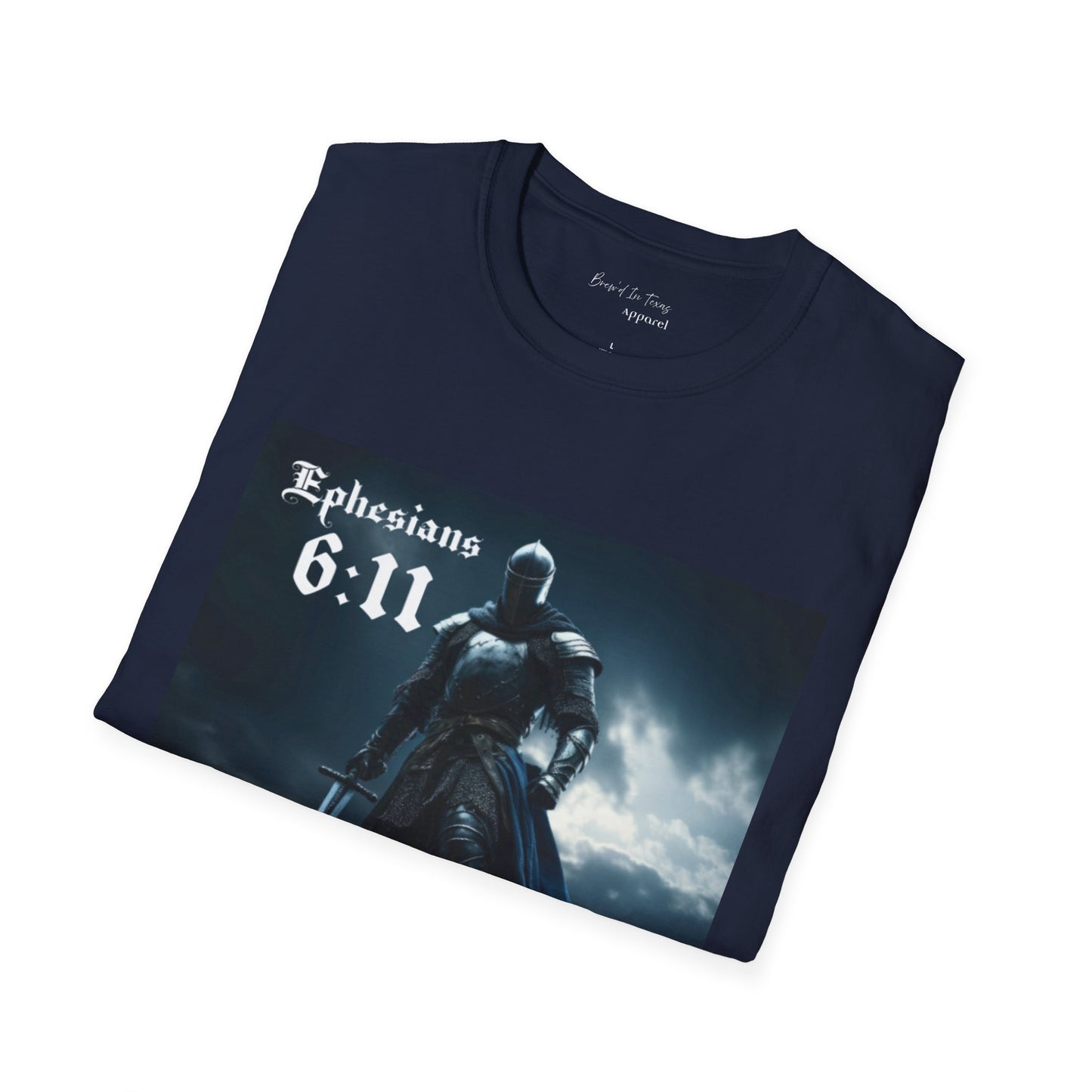 Ephesians 6:11 Knight Graphic Unisex Softstyle T-Shirt