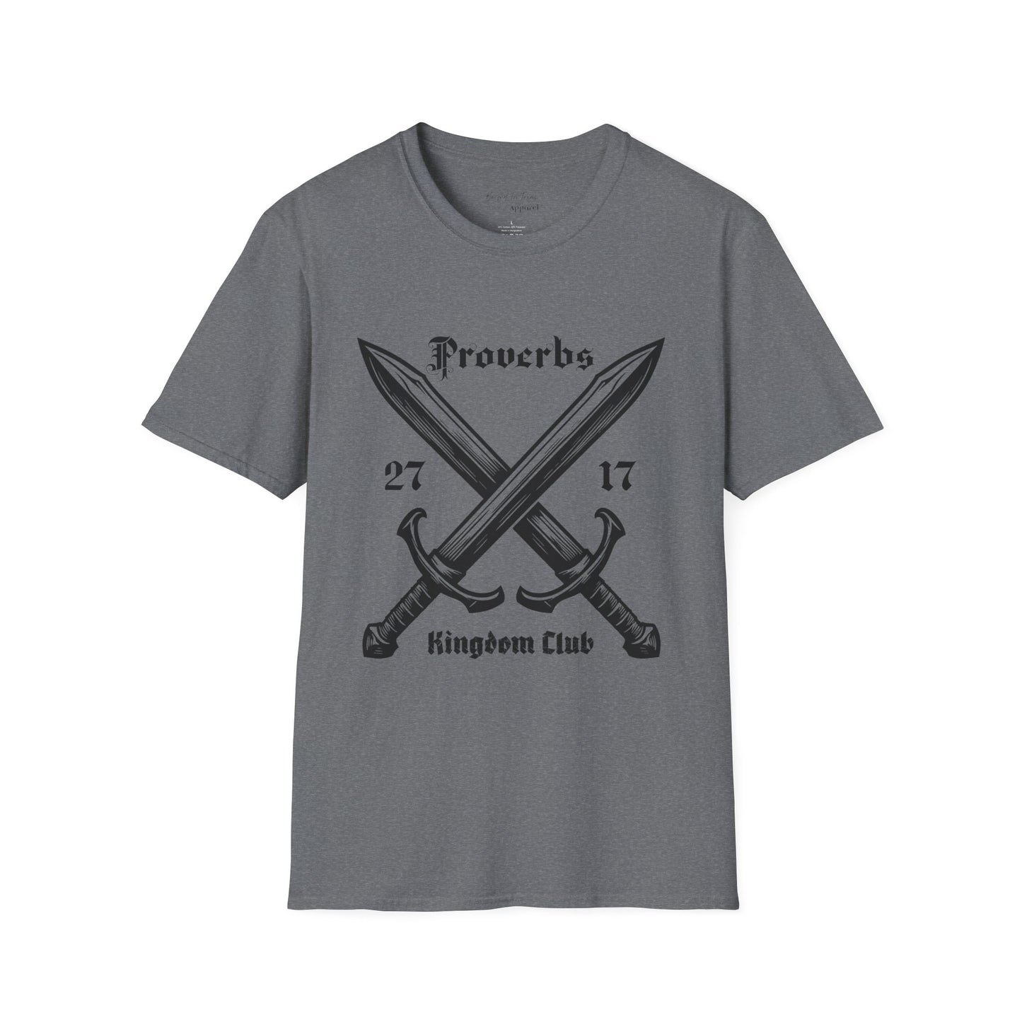 Kingdom Club Unisex Proverbs 27:17 T-Shirt